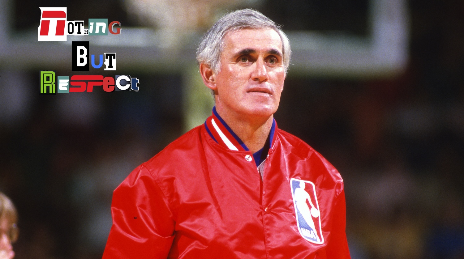 BOSTON, MA - CIRCA 1984: Referee Earl Strom #12 looks on prior to the start of an NBA basketball game between the Los Angeles Lakers and Boston Celtics circa 1984 at the Boston Garden in Boston, Massachusetts. Strom was an NBA referee for 29 years. (Photo by Focus on Sport/Getty Images) *** Local Caption *** Earl Strom