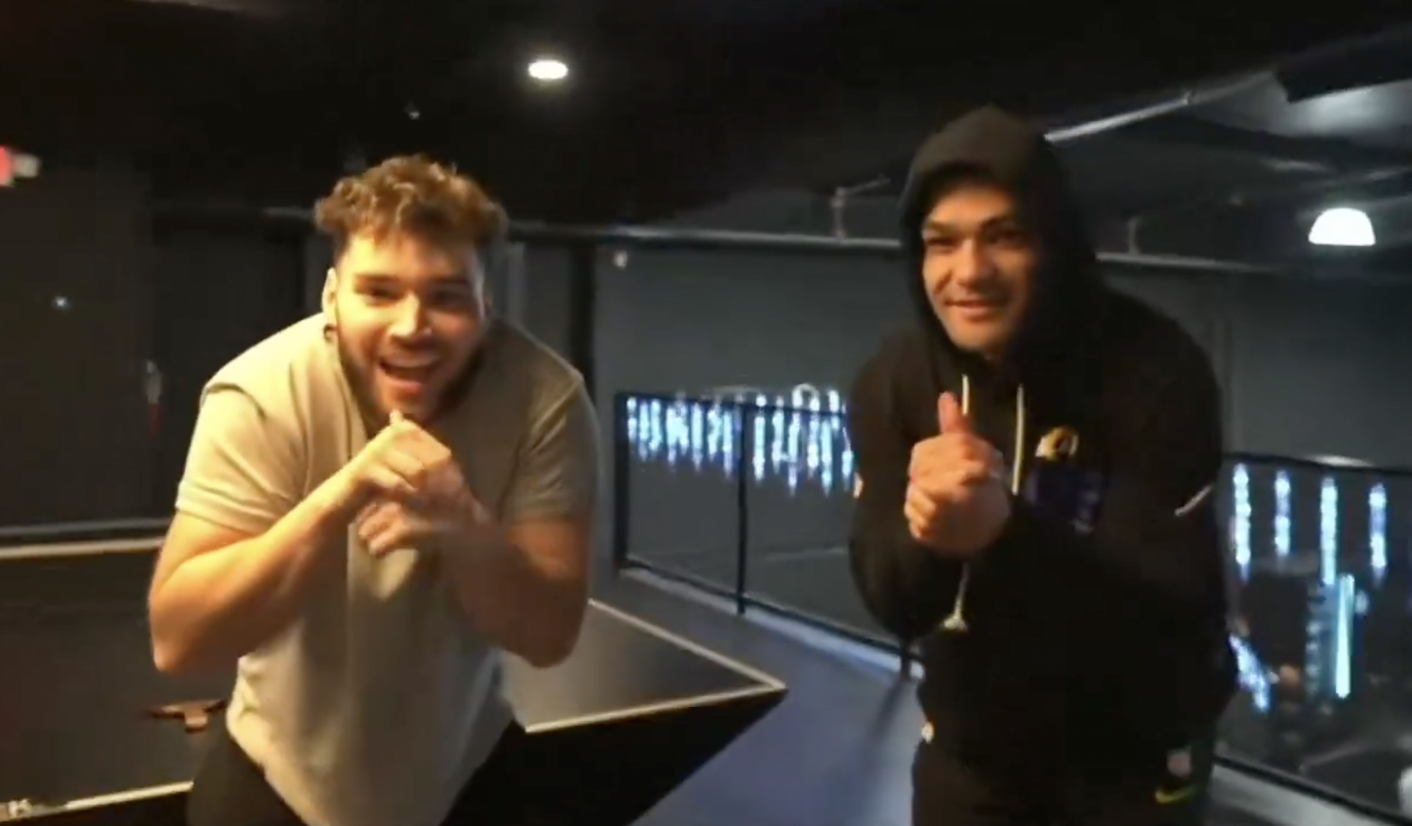 Puka Nacua doing an antisemtic dance with Adin Ross