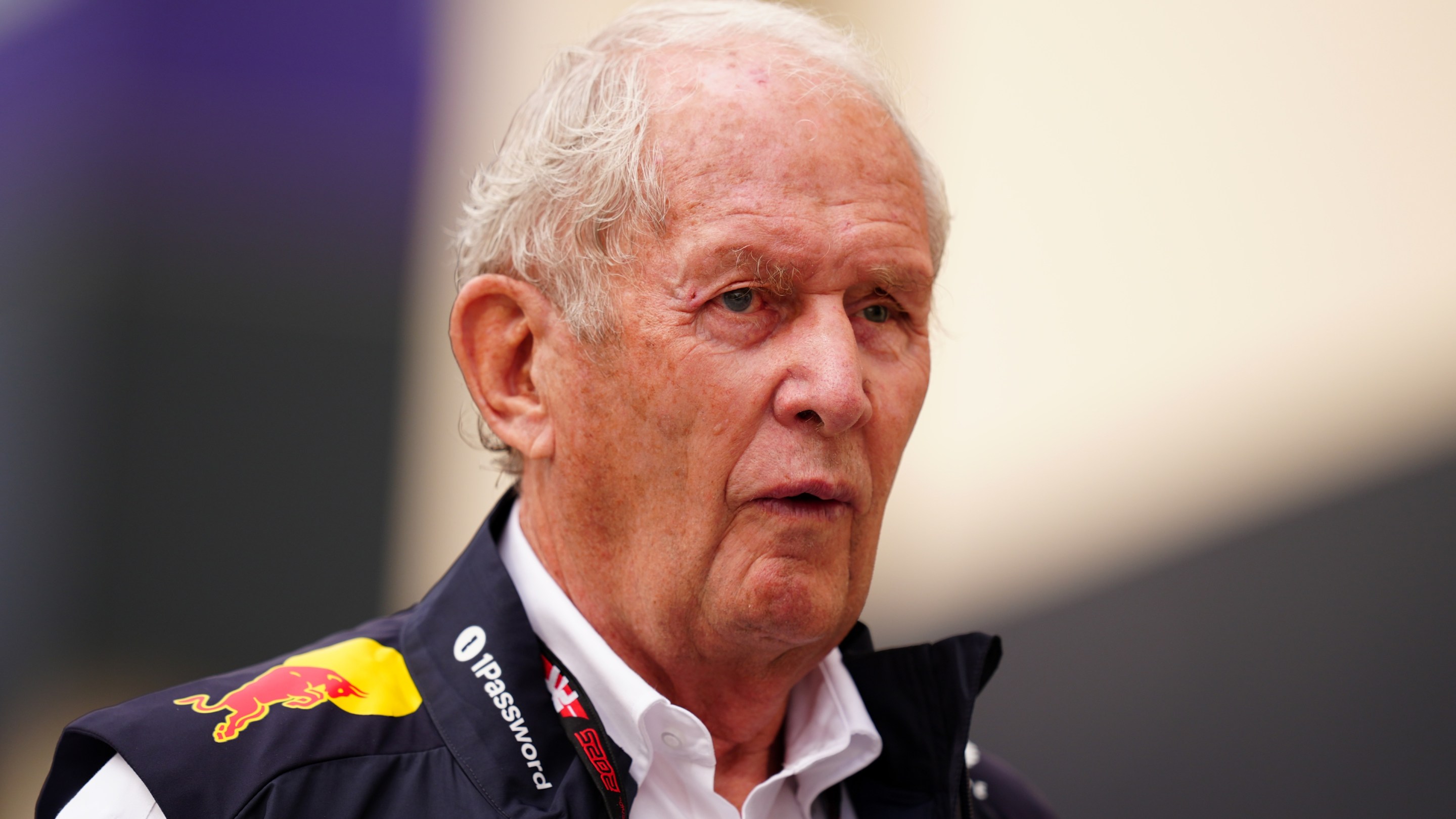 Red Bull Racing advisor Helmut Marko before free practice at the Yas Marina Circuit ahead of the Abu Dhabi Grand Prix.
