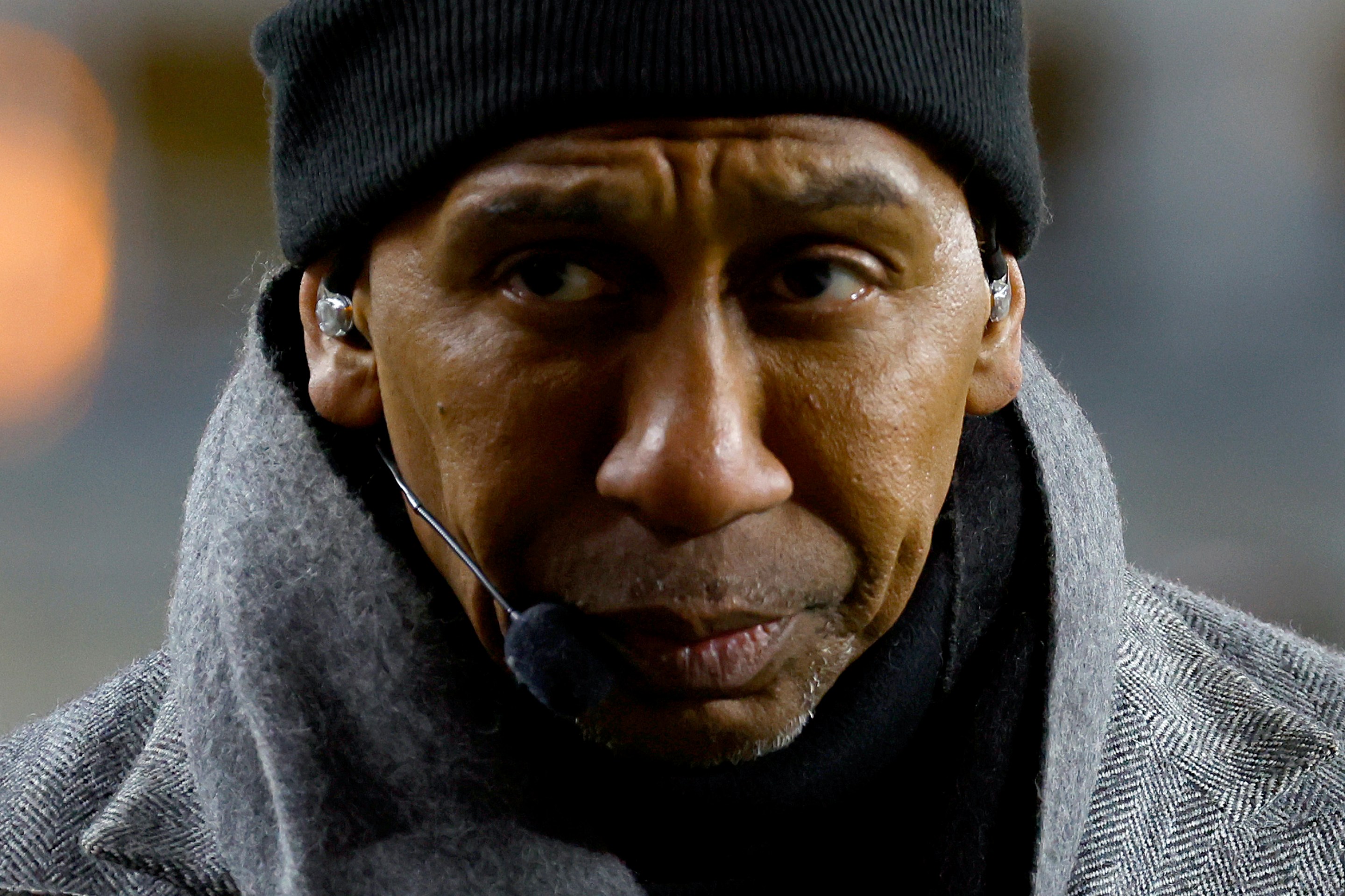 Stephen A. Smith attends the game between the Houston Texans and Pittsburgh Steelers