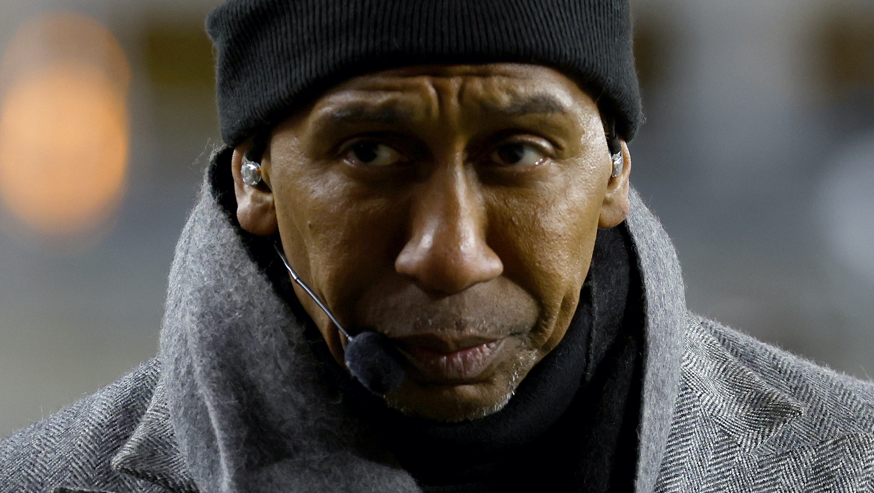 Stephen A. Smith attends the game between the Houston Texans and Pittsburgh Steelers