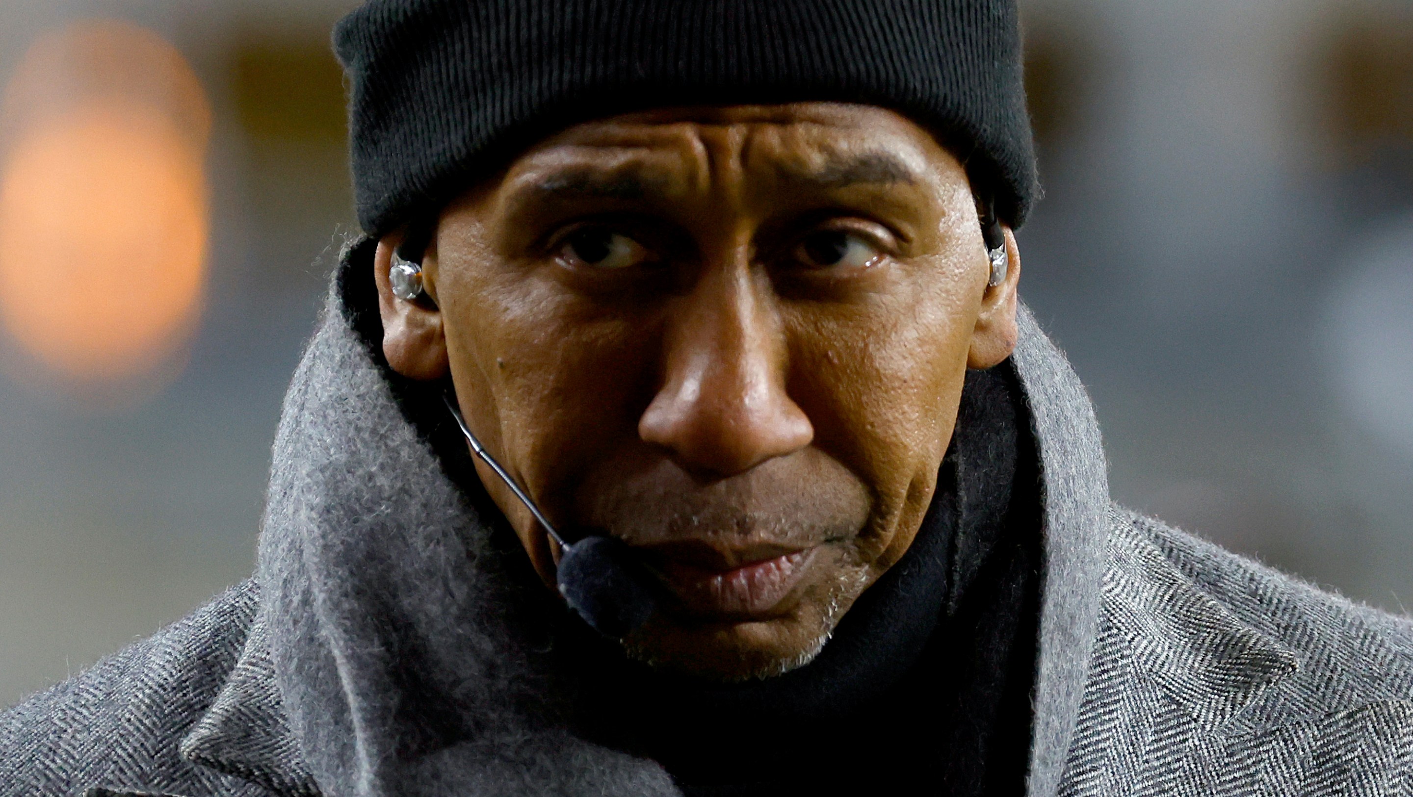Stephen A. Smith attends the game between the Houston Texans and Pittsburgh Steelers