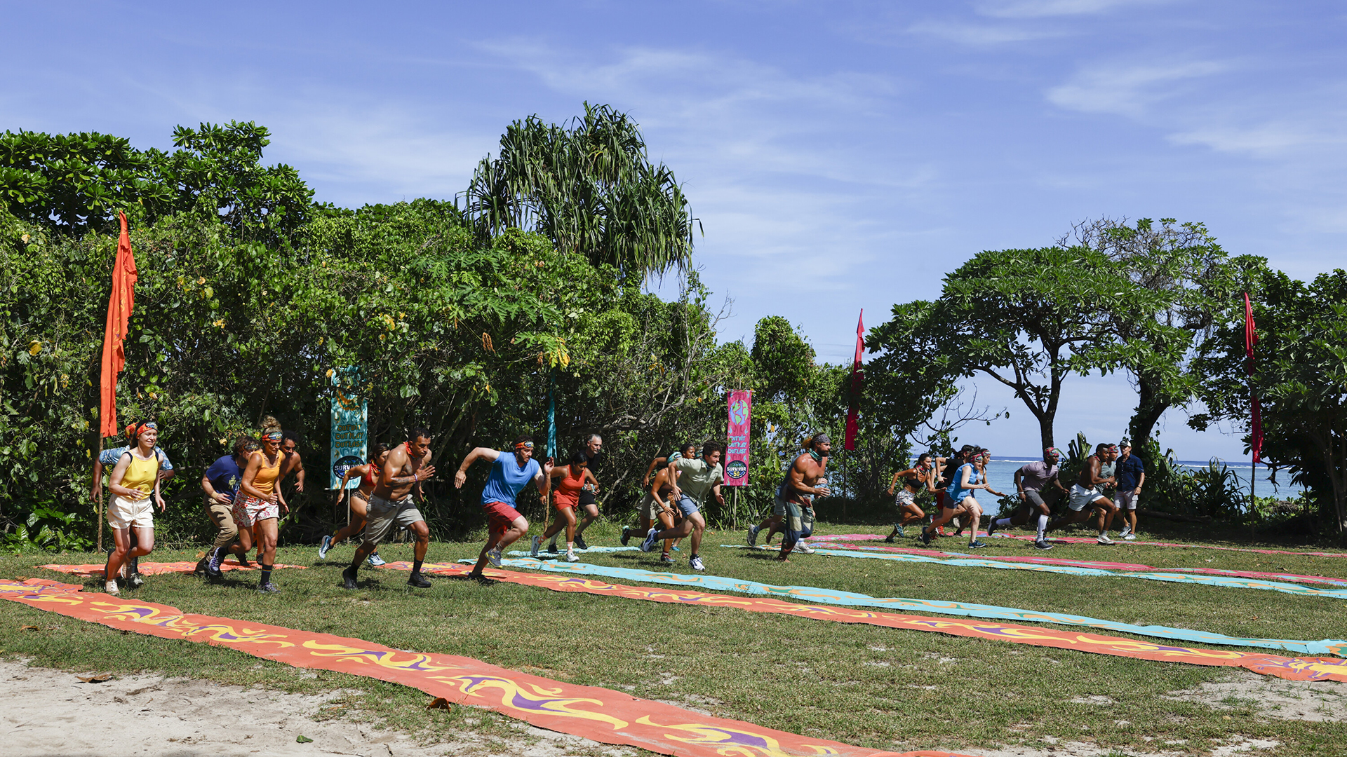 “Epic Party” – 24 returning players are abandoned on the islands of Fiji for a monumental 50th season, with the chance to win $1 million. The theme of the season, “In the Hands of the Fans,” quickly materializes as decisions from the fan vote swiftly and forcefully impact the game. Castaways reflect on how much they have changed since the last time they played the game. Then, an unforeseen injury during the first immunity challenge causes tribemates to rethink their attack strategy in order to support their team member, on the historic three-hour season premiere of SURVIVOR 50, Wednesday, Feb. 25 (8:00-11:00 PM, ET/PT) on the CBS Television Network, and streaming on Paramount+ (live and on-demand for Paramount+ Premium plan subscribers, or on-demand for Paramount+ Essential subscribers the day after the episode airs)*. Jeff Probst serves as host and executive producer. Pictured L to R: Emily Flippen, Cirie Fields, Christian Hubicki, Jenna Lewis-Dougherty, Ozzy Lusth, Savannah Louie, Joe Hunter, Rick Devens, Kamilla Karthigesu, Benjamin "Coach" Wade, Charlie Davis, Dee Valladares, Tiffany Ervin, Chrissy Hofbeck, Jonathan Young, Mike White, Stephenie LaGrossa Kendrick, Aubry Bracco, Genevieve Mushaluk, Rizo Velovic, Angelina Keeley, Q Burdette, Kyle Fraser, Colby Donaldson.