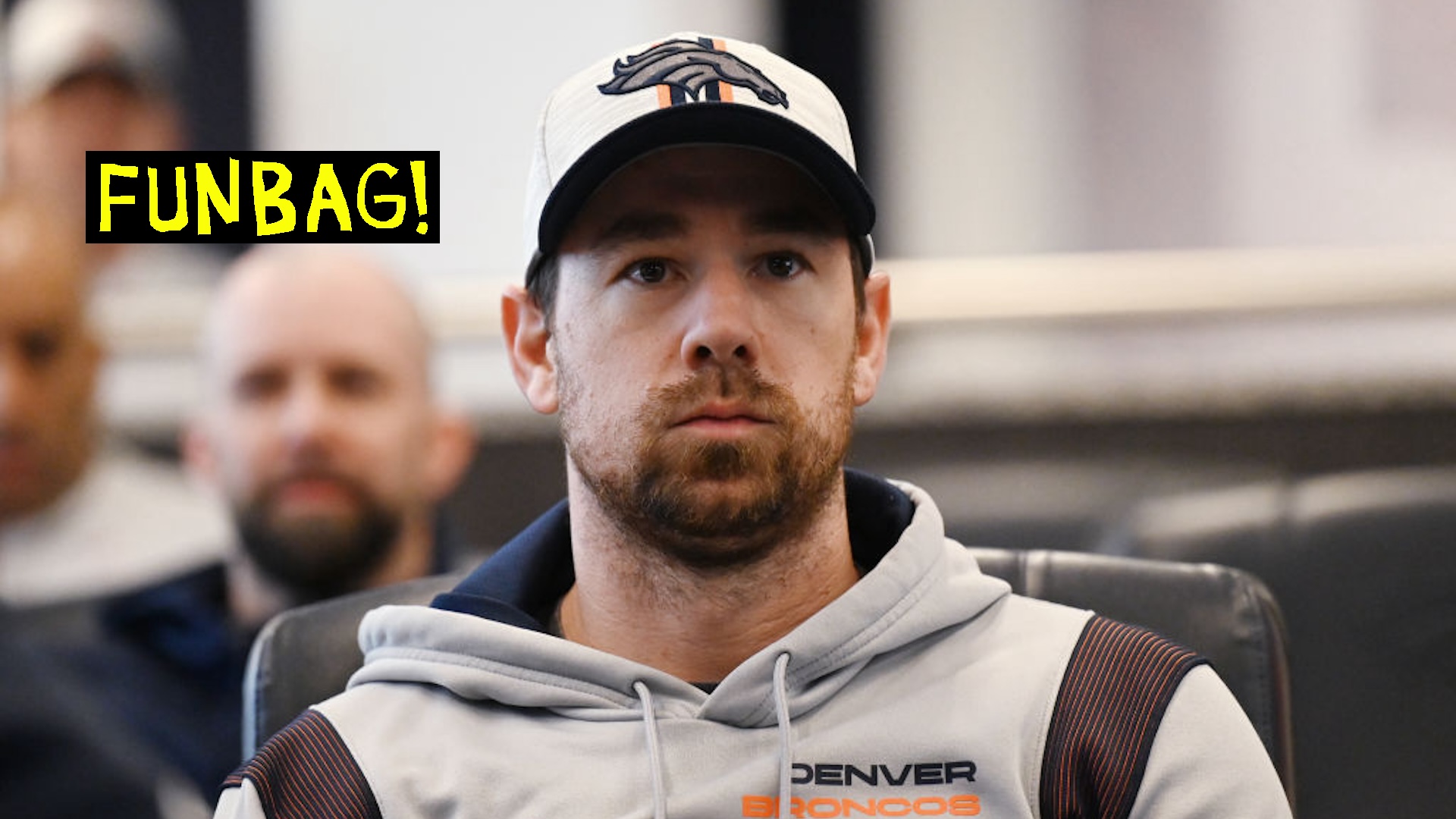 Klint Kubiak in Broncos gear