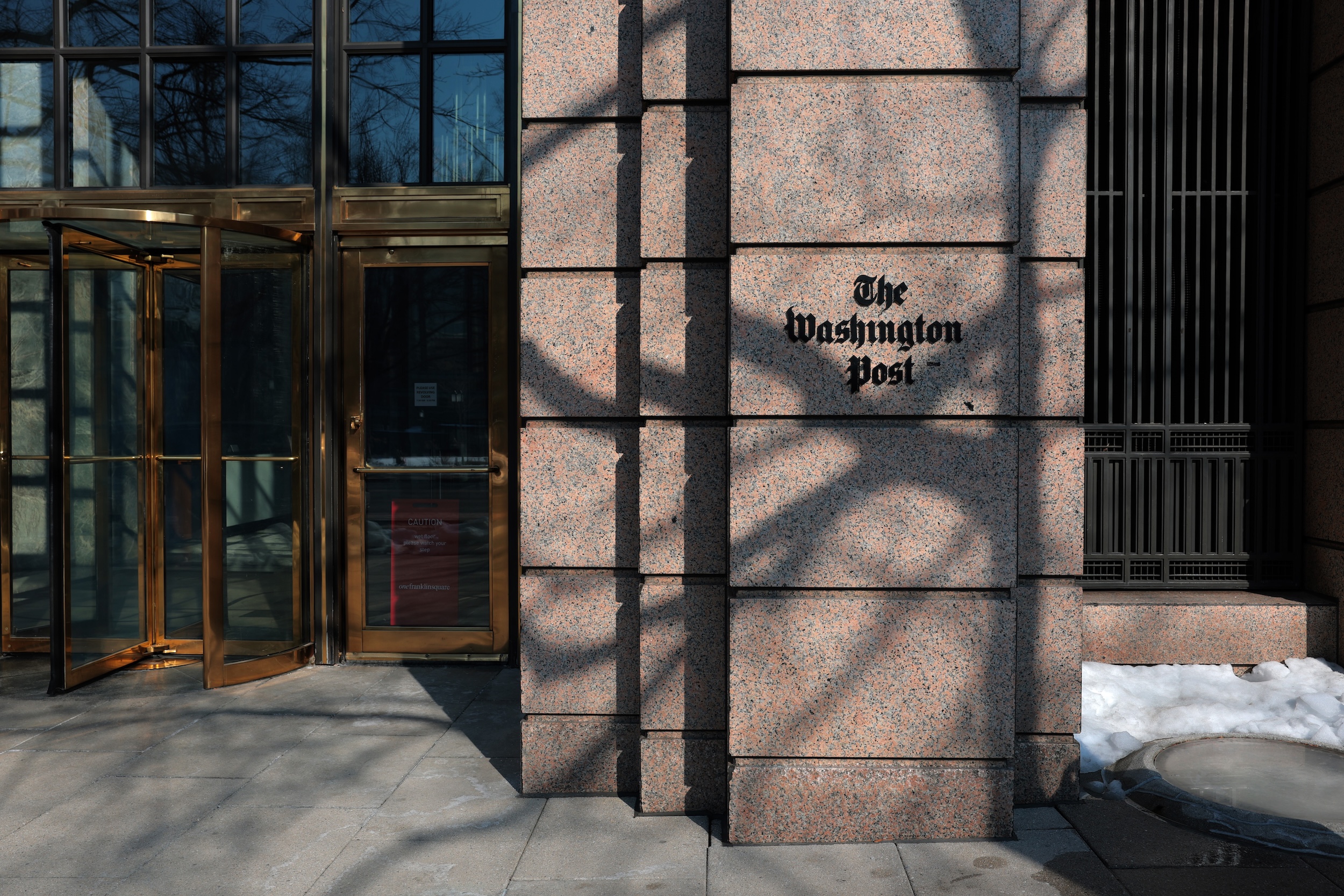 The Washington Post building.