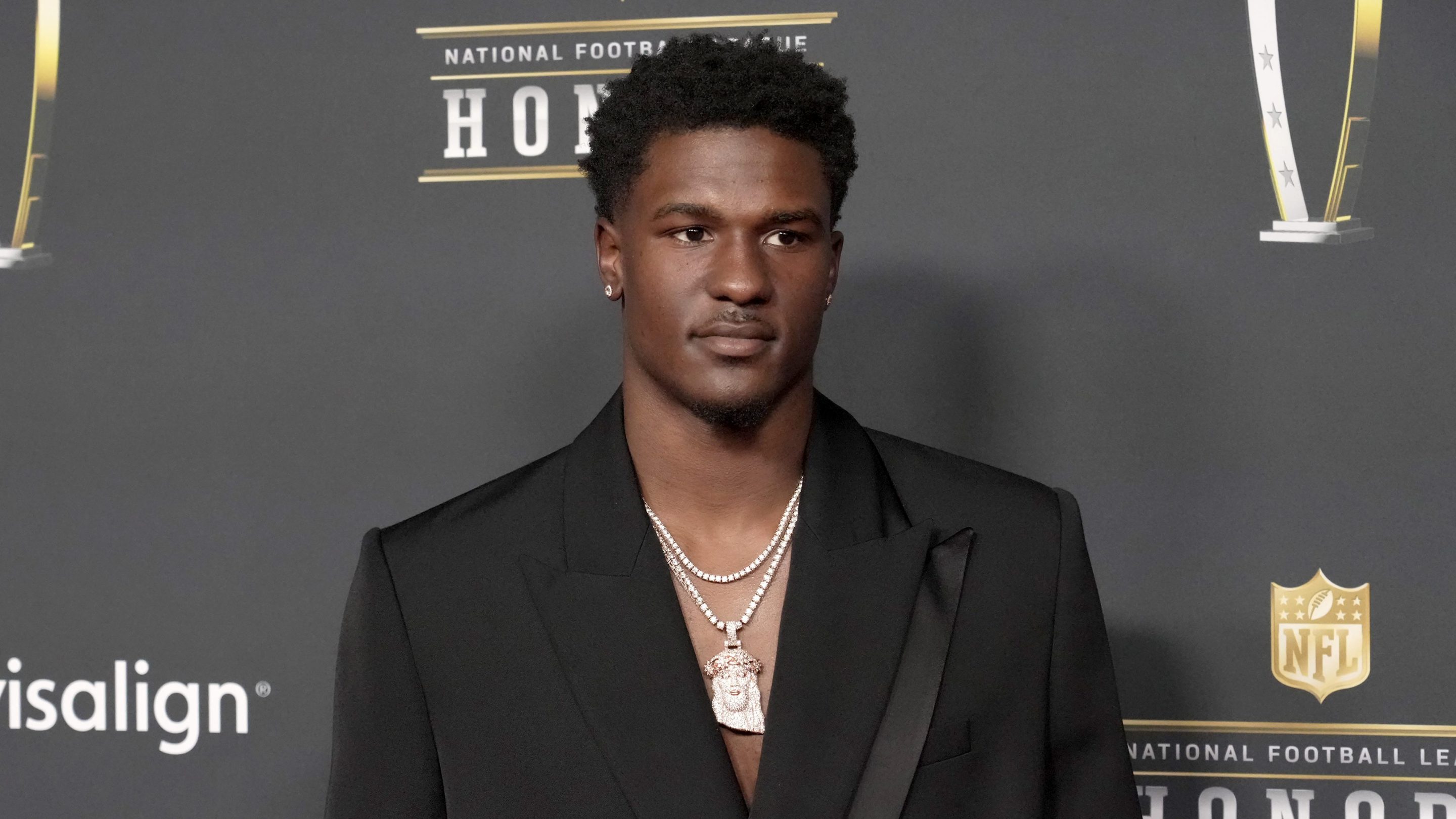 James Pearce Jr. attends the 15th Annual NFL Honors at Palace Of Fine Arts on February 05, 2026 in San Francisco, California.