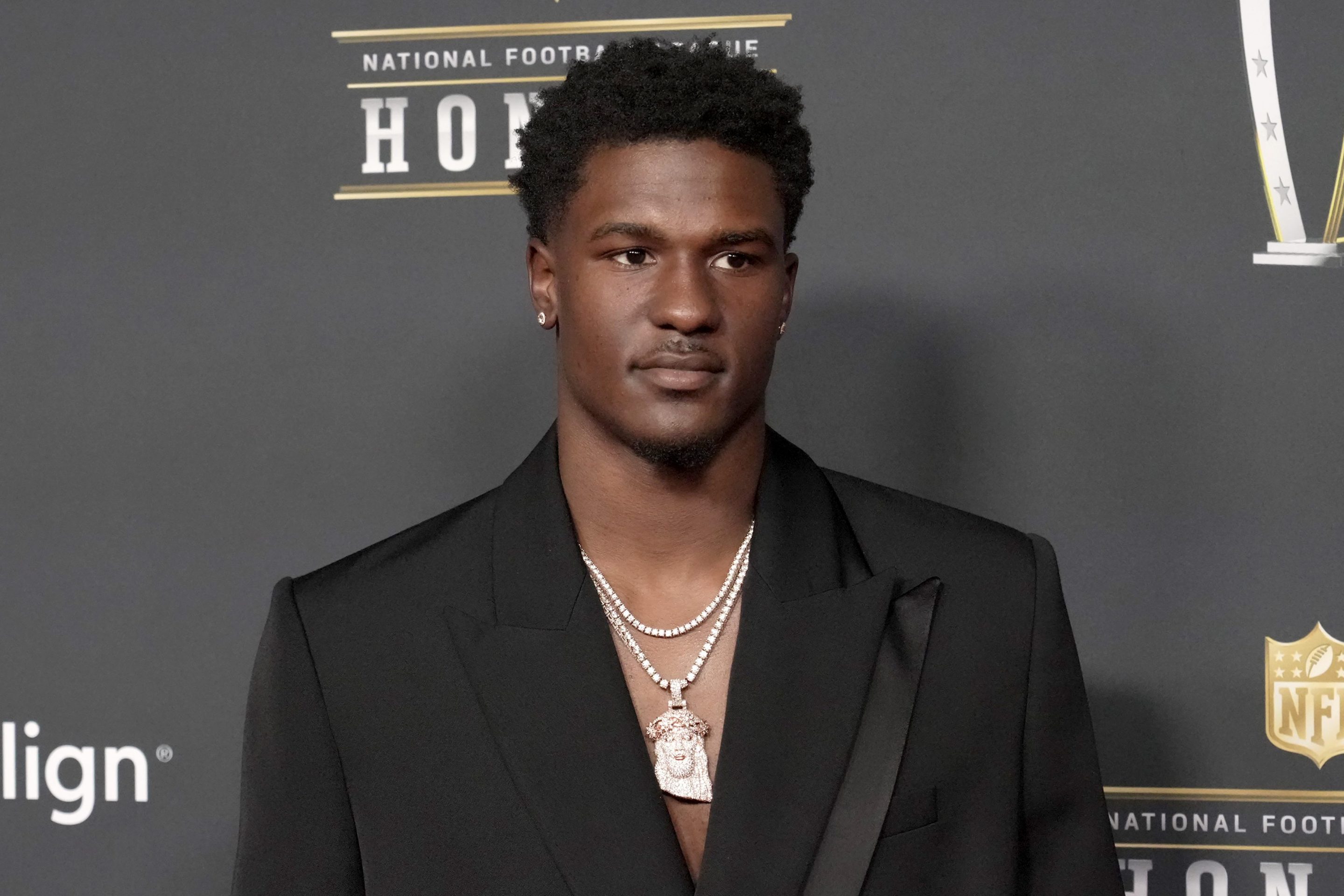 James Pearce Jr. attends the 15th Annual NFL Honors at Palace Of Fine Arts on February 05, 2026 in San Francisco, California.