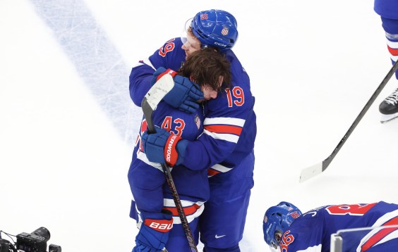 Quinn Hughes Almost Smiled