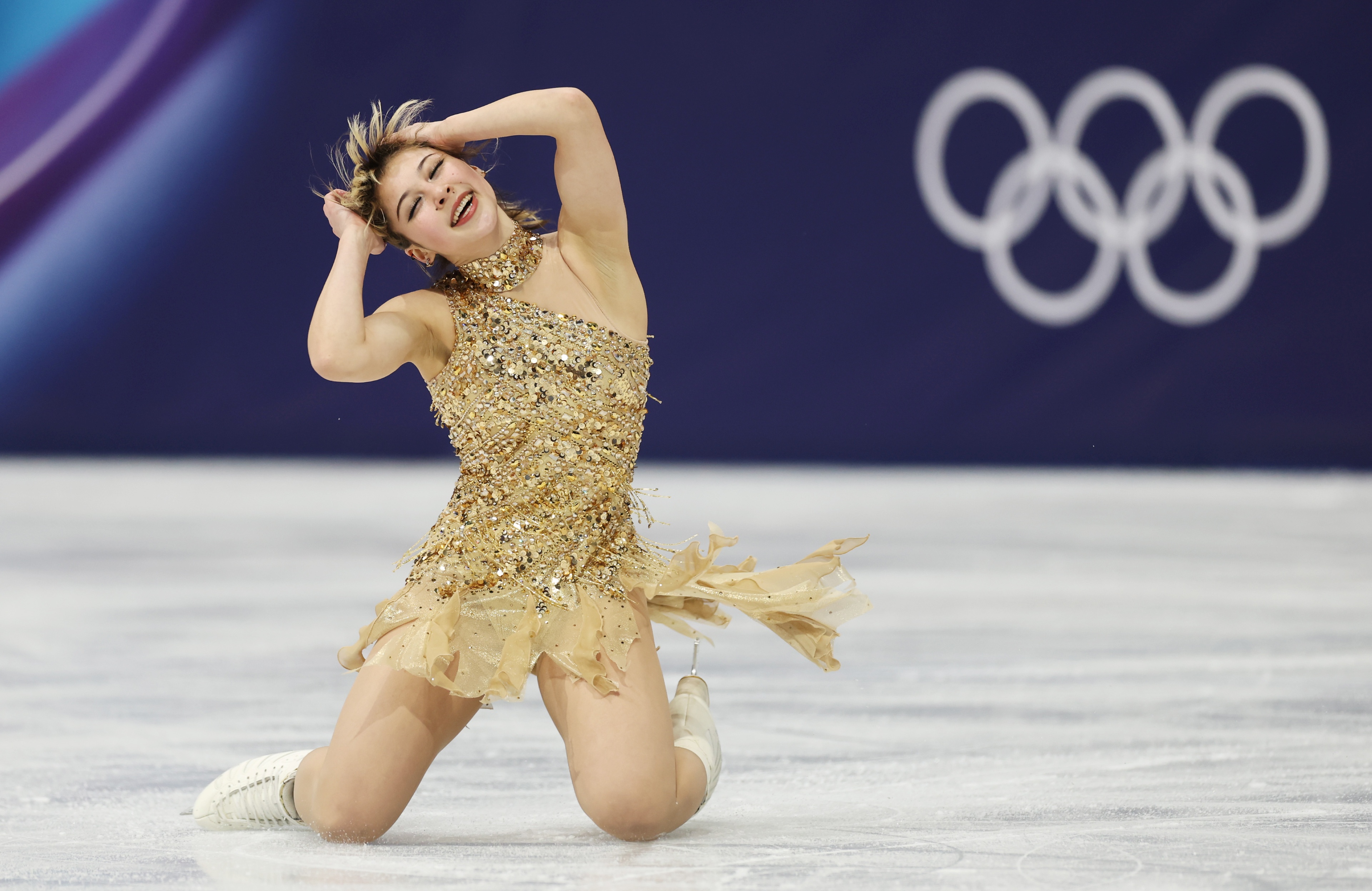 Alysa Liu of Team United States competes in Women's Single Skating - Free Skating.