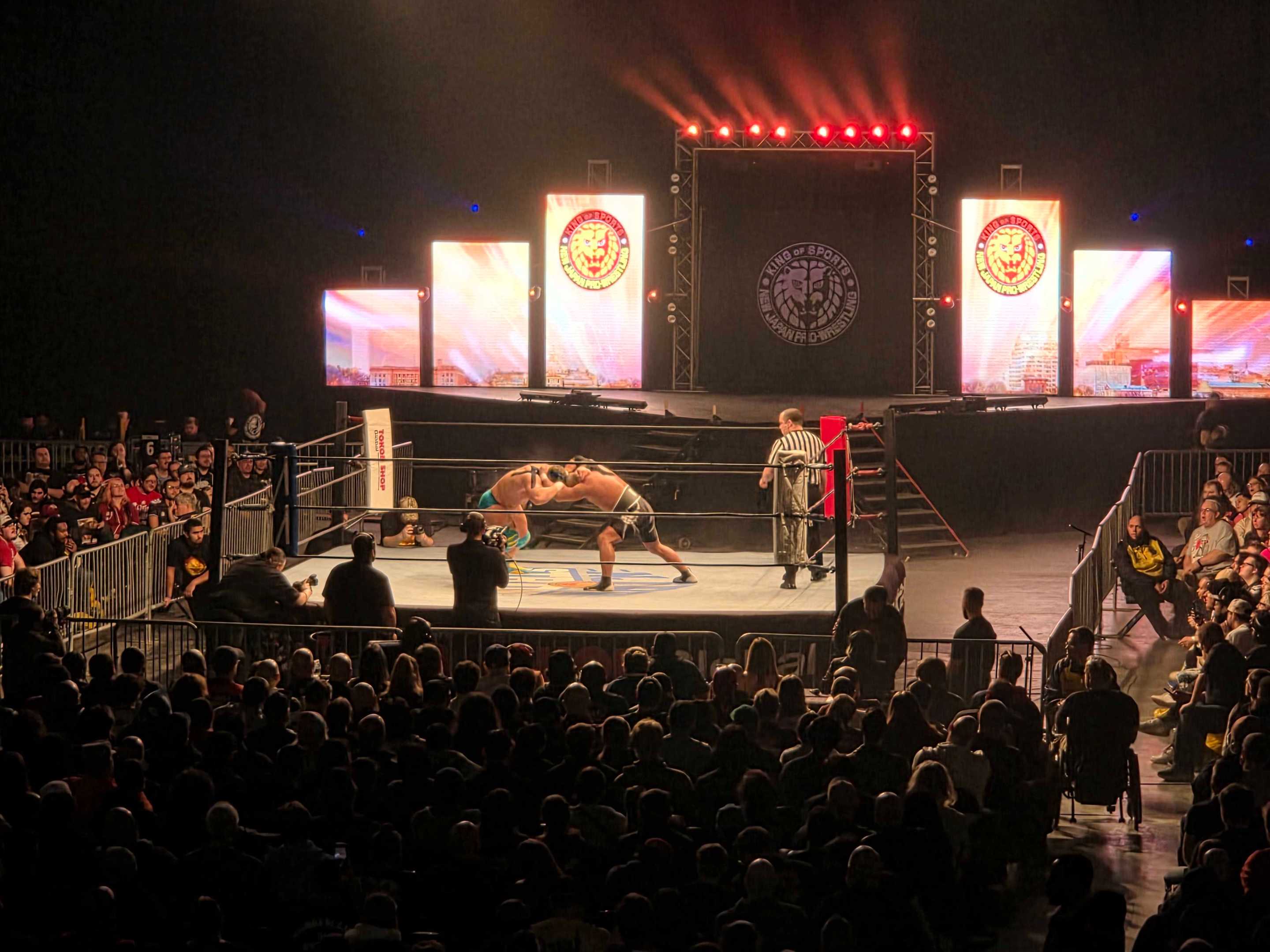 view from my seat: Ishii and Boltin lock up