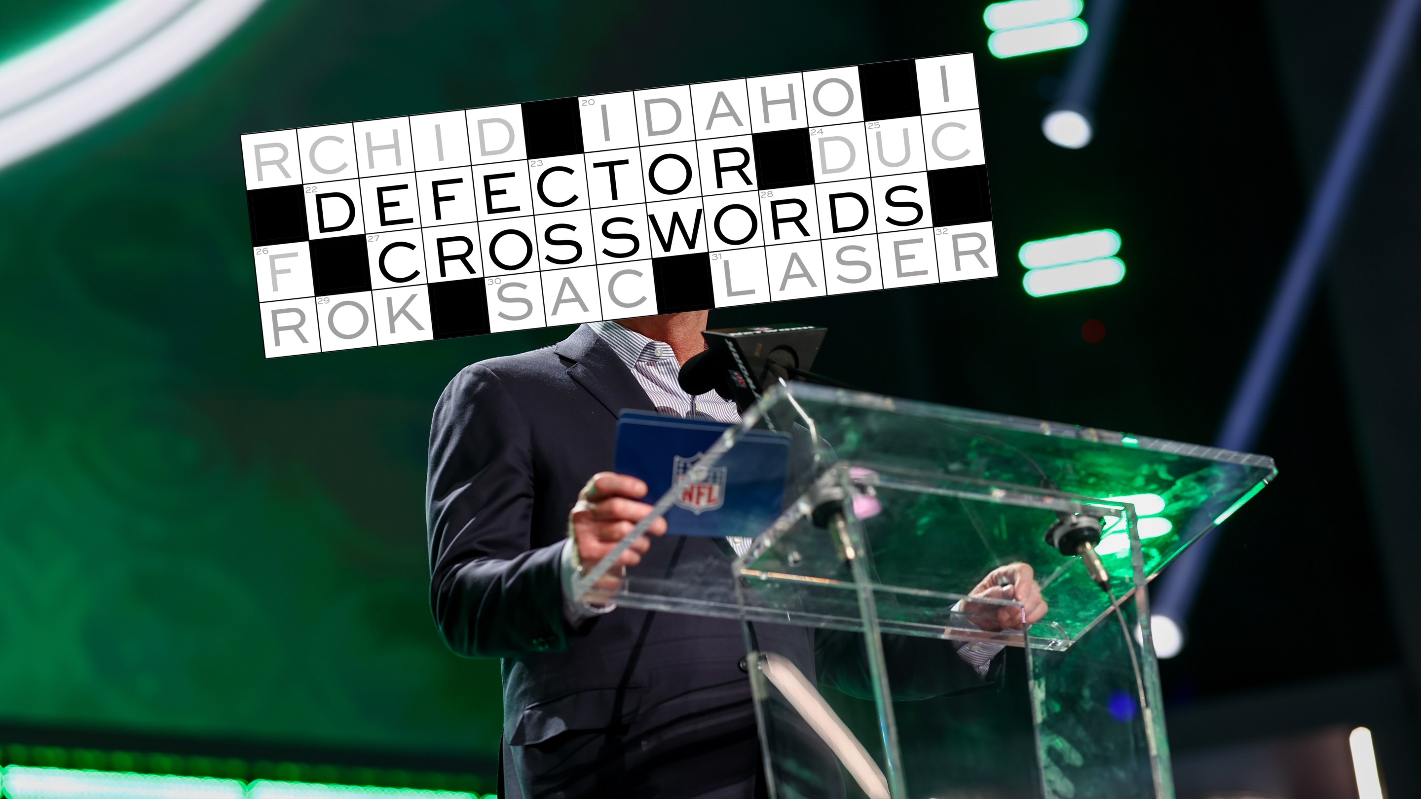 Commissioner Roger Goodell of the NFL announces the New York Jets pick during round one of the 2022 NFL Draft on April 28, 2022 in Las Vegas, Nevada