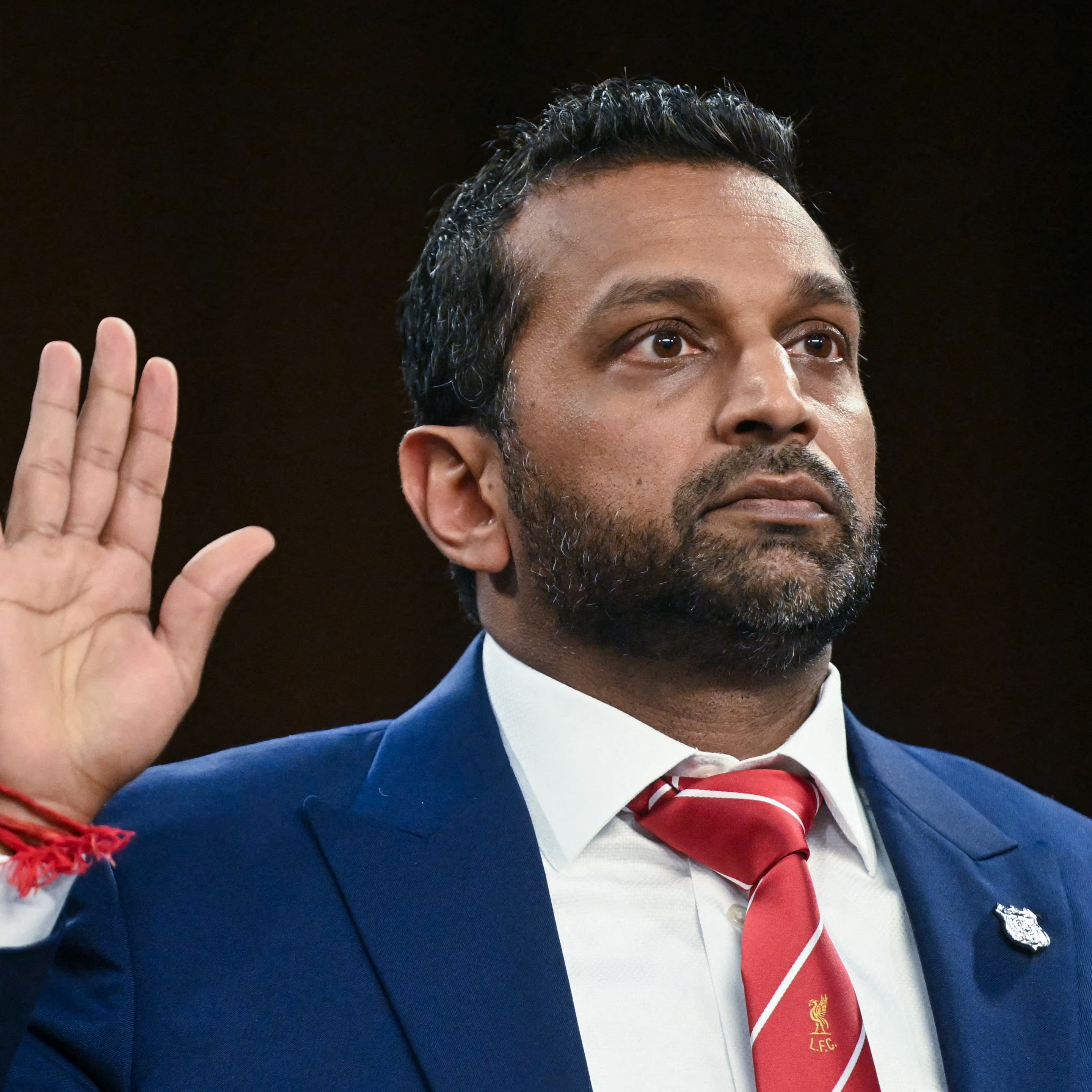 FBI Director Kash Patel is sworn in before testifying during a Senate Judiciary Committee hearing on "Oversight of the Federal Bureau of Investigation" on Capitol Hill in Washington, DC on September 16, 2025. Patel faces the Senate panel amid criticism of his handling of the investigation into the murder of conservative activist Charlie Kirk and the case of sex offender Jeffrey Epstein. (Photo by Jim WATSON / AFP) (Photo by JIM WATSON/AFP via Getty Images)