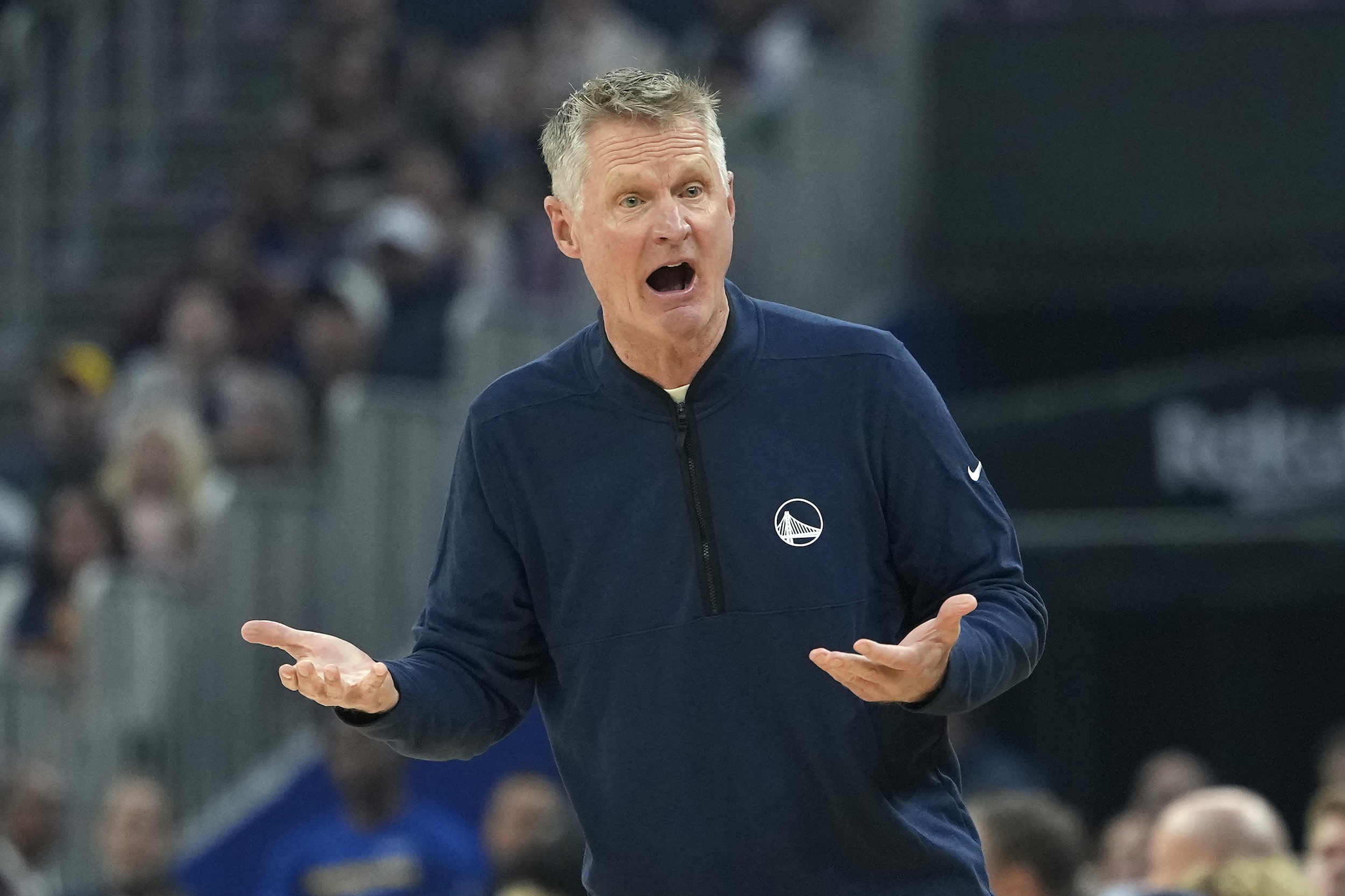 Steve Kerr looks confused