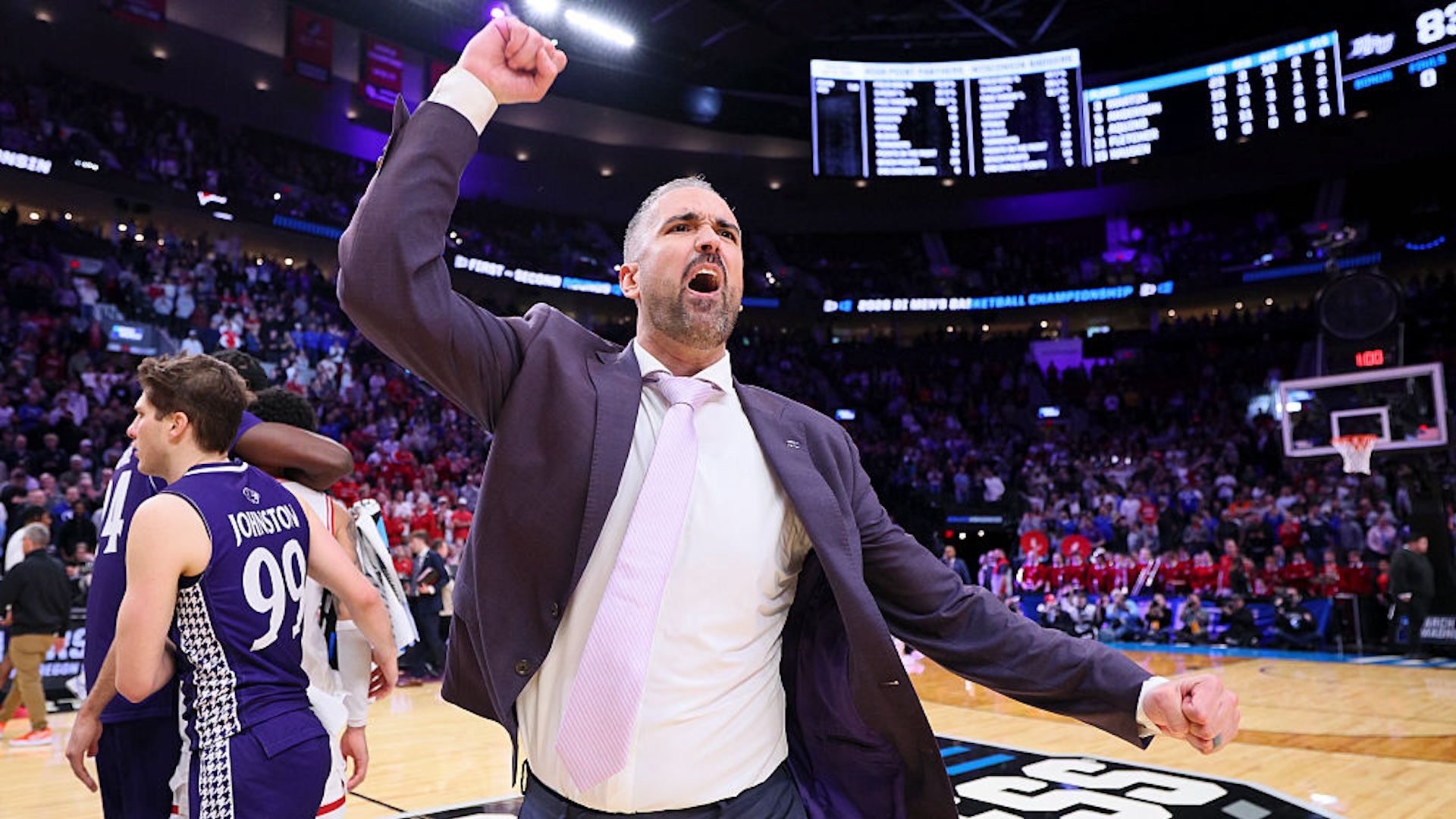 Flynn Clayman pumping his fist