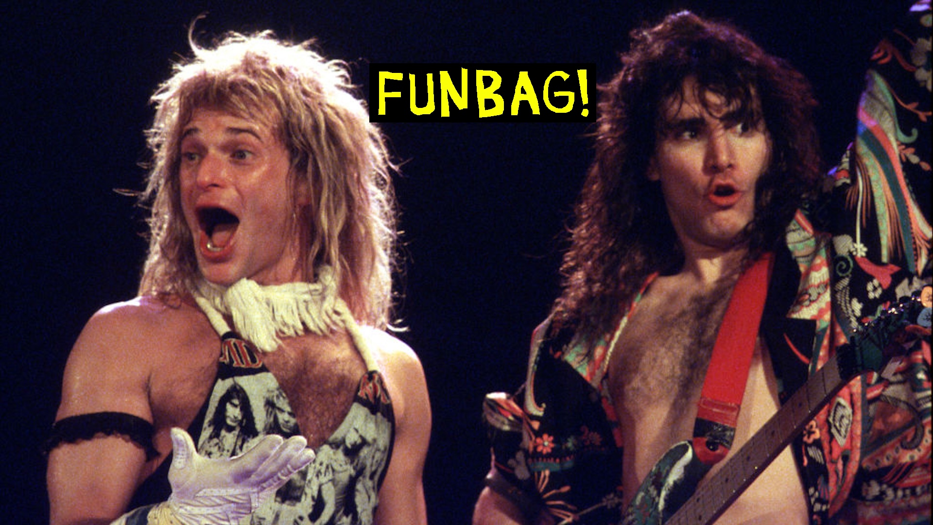 Van Halen performing at a concert