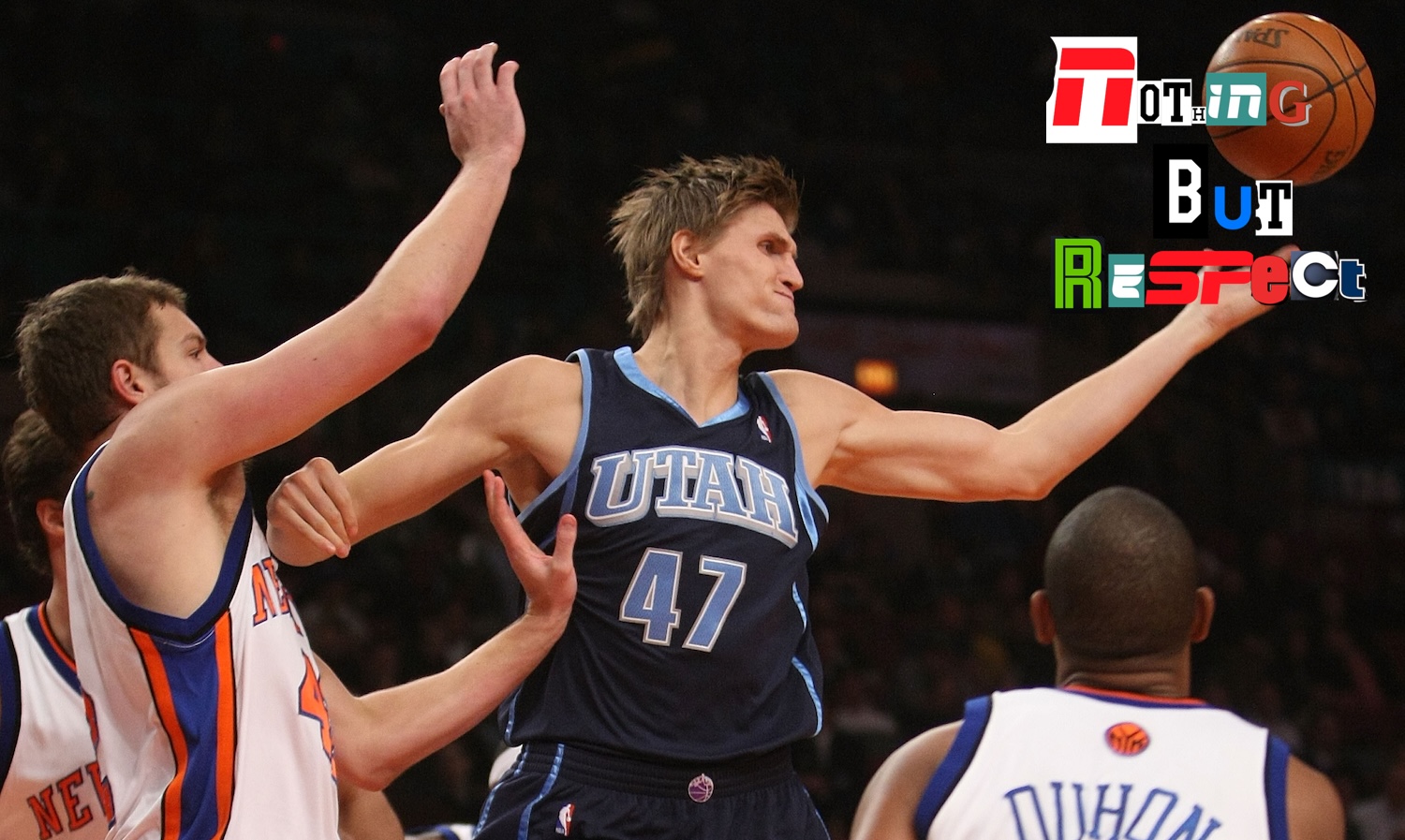 of the New York Knicks of the Utah Jazz at Madison Square Garden on November 9, 2009 in New York, New York.