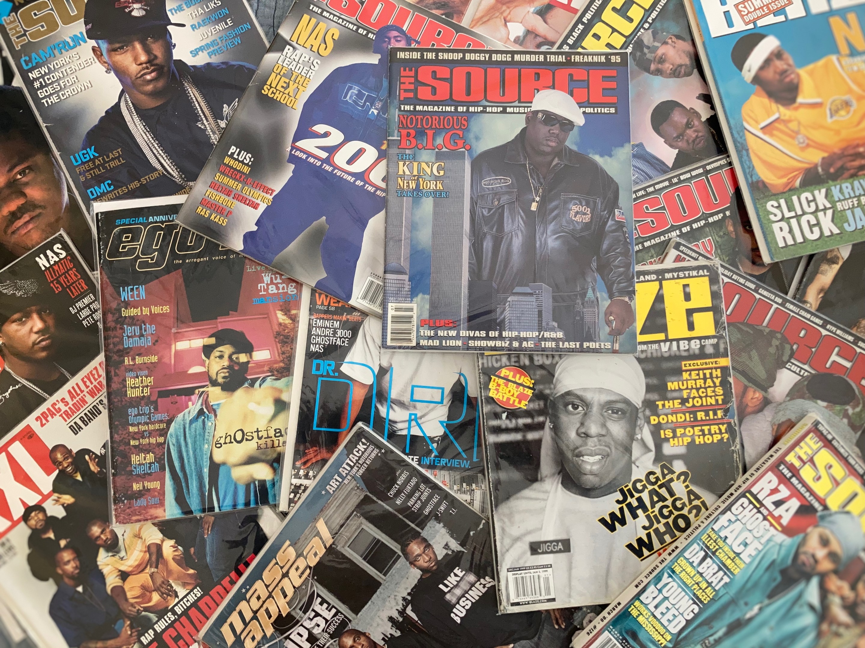 Various hip-hop magazines