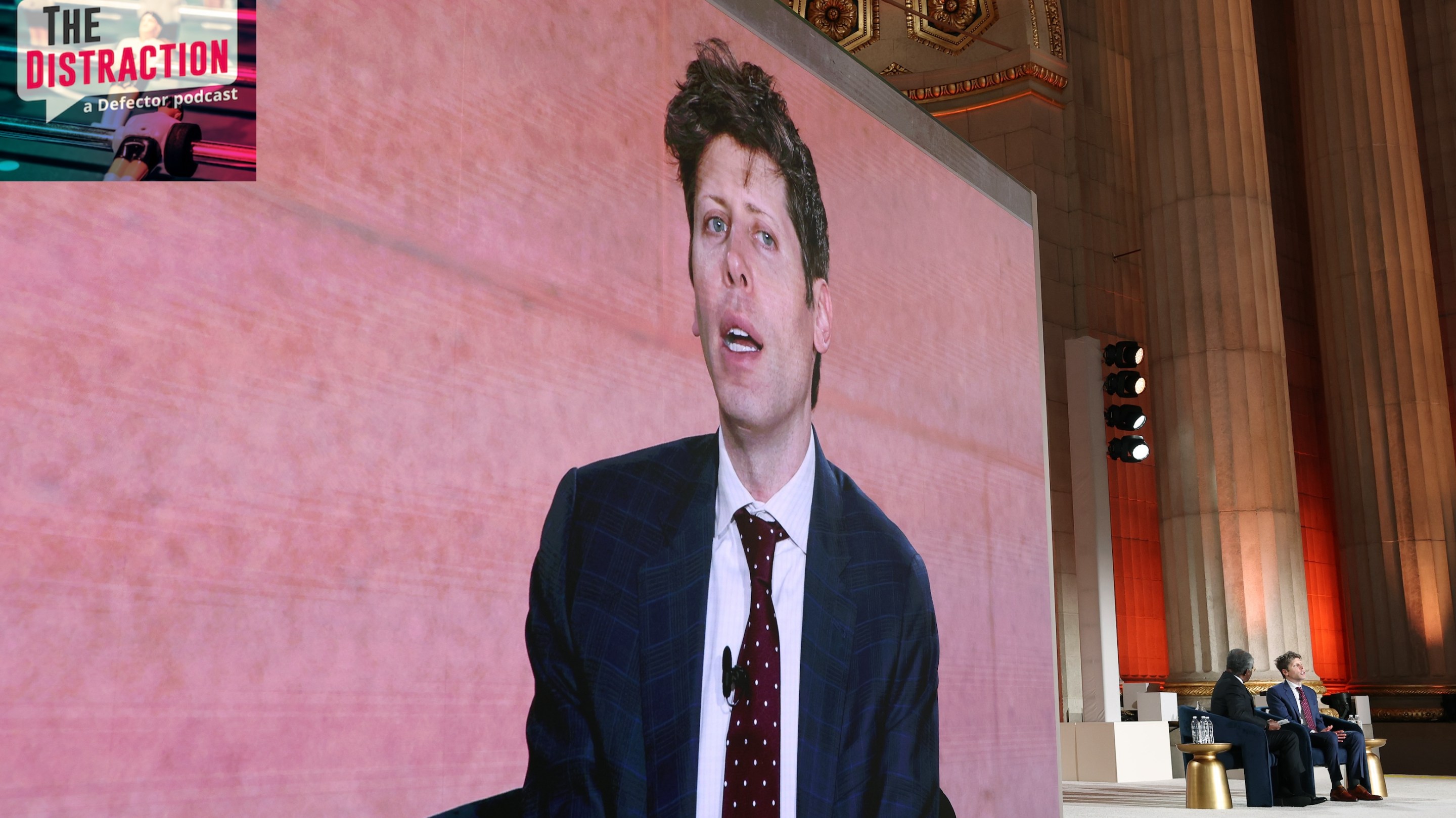 OpenAI CEO Sam Altman speaks during the BlackRock Infrastructure Summit on March 11, 2026 in Washington, DC.
