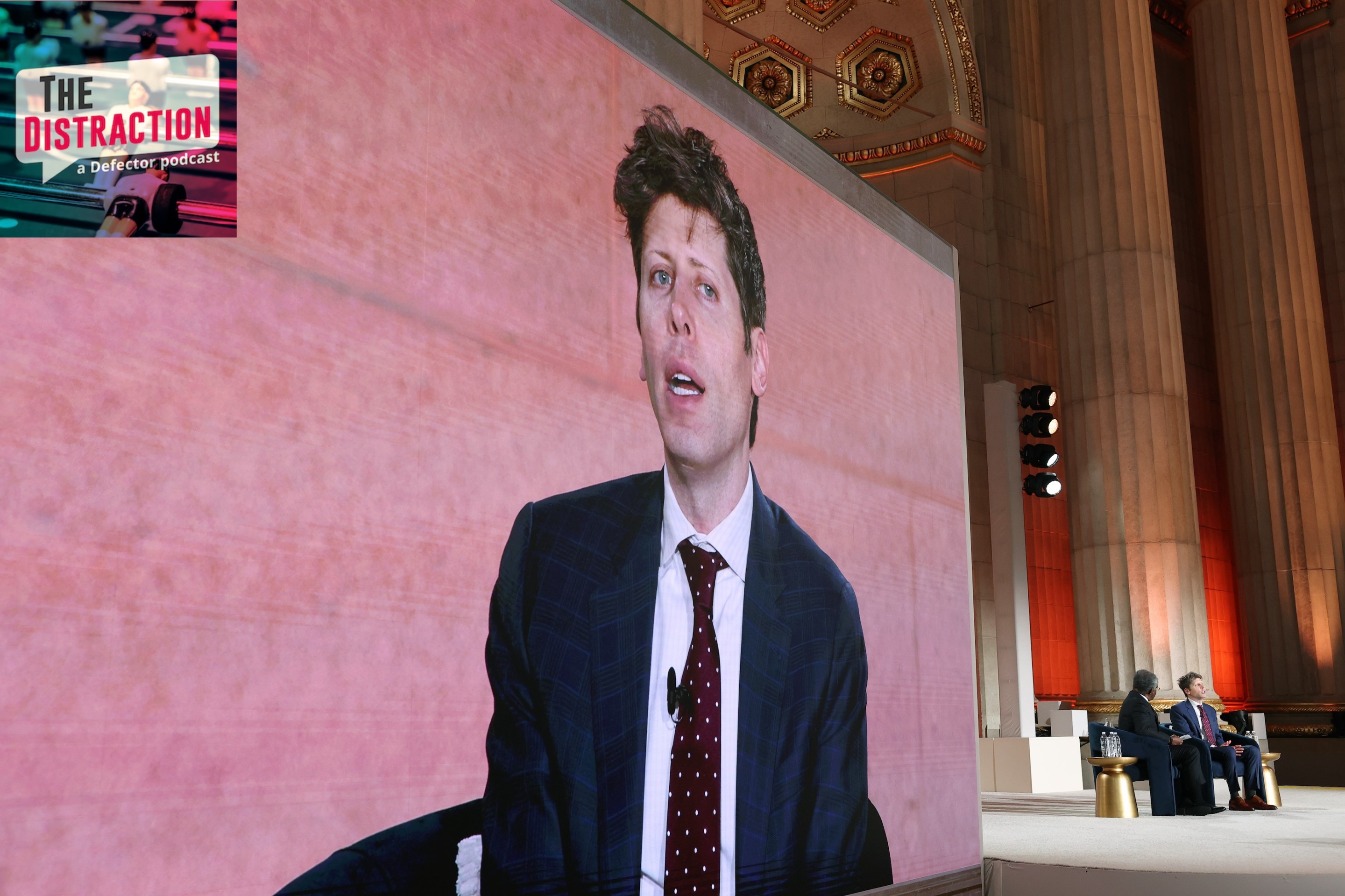 OpenAI CEO Sam Altman speaks during the BlackRock Infrastructure Summit on March 11, 2026 in Washington, DC.