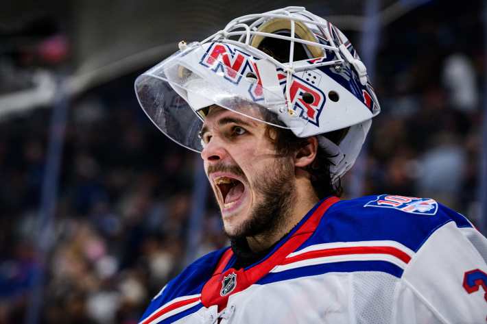 New York Rangers Goaltender Igor Shesterkin