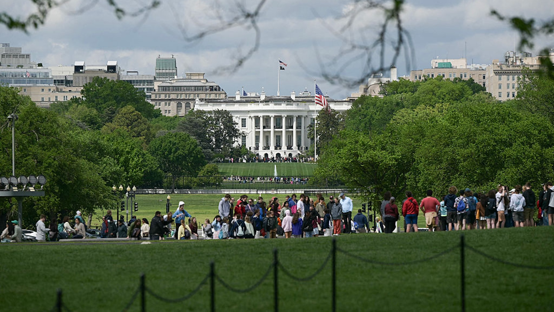The National Mall with a view of the White House