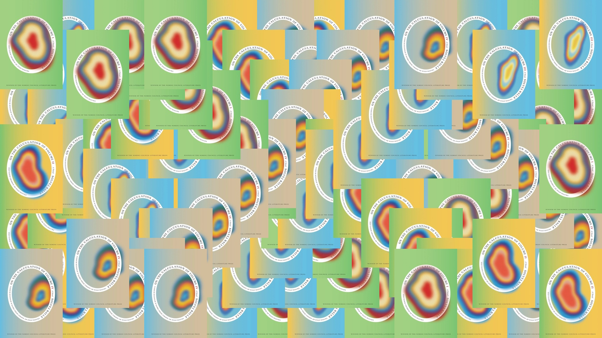 overlapping collage of book covers