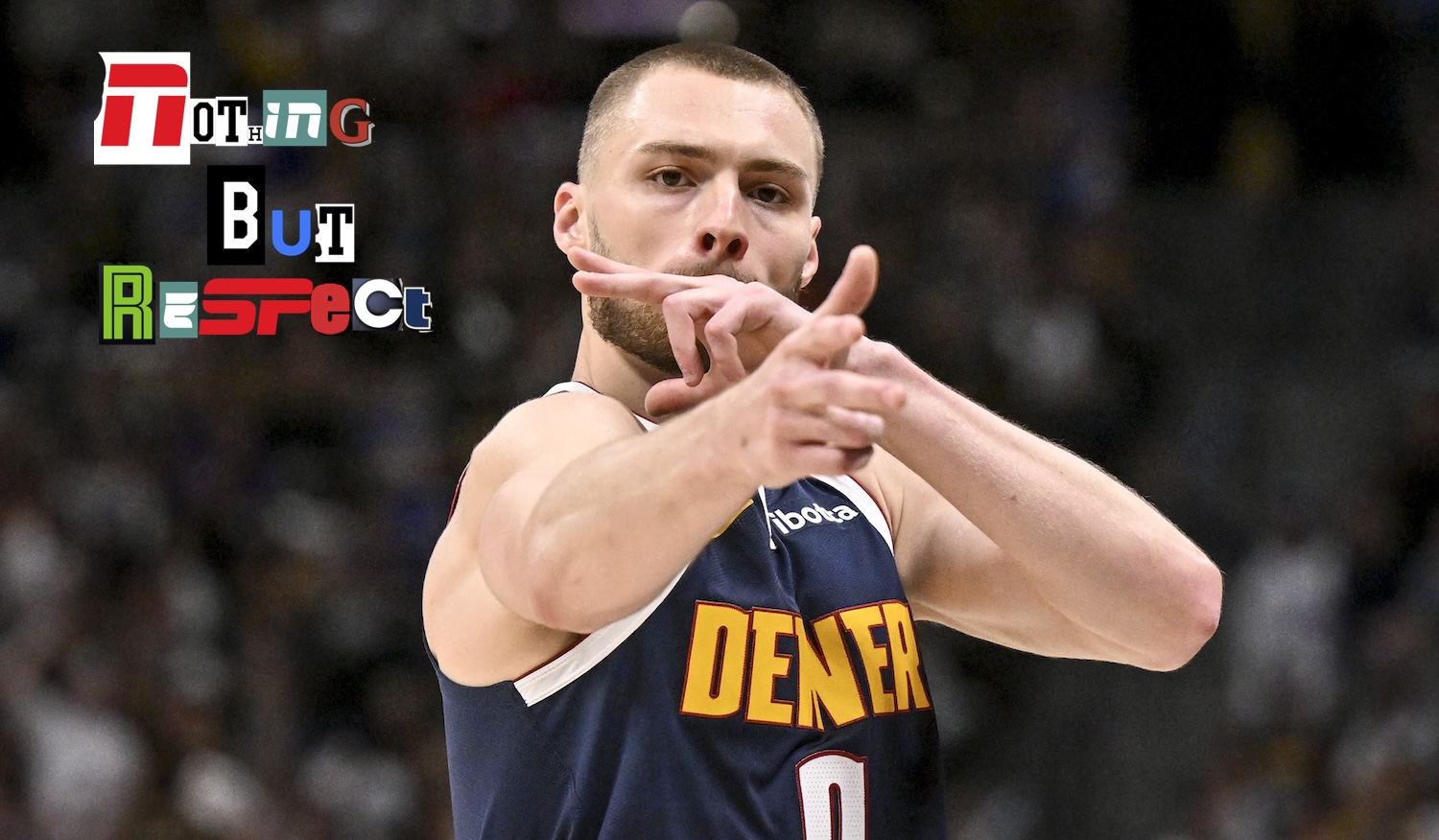 DENVER , CO - APRIL 27: Christian Braun (0) of the Denver Nuggets celebrates making a three pointer against the Minnesota Timberwolves during the fourth quarter of the Nuggets' 125-113 win in game five of their NBA Playoffs series on Monday, April 27, 2026. The Timberwolves lead 3-2 as they head back to Minneapolis for game six. (Photo by AAron Ontiveroz/The Denver Post)