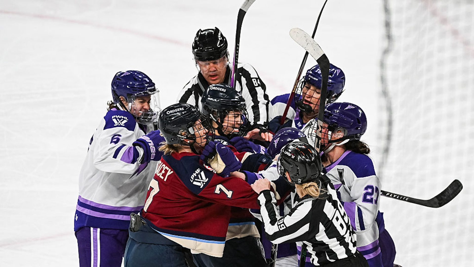 The Victoire and Frost brawl