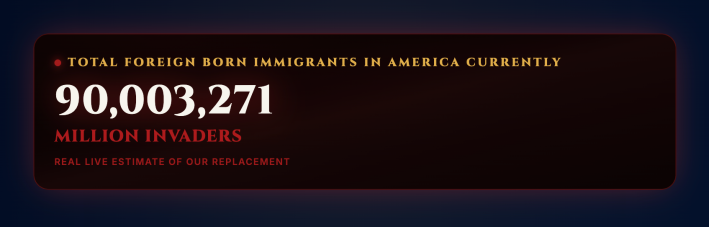 The website tracker, which shows 90,003,271 million "invaders"
