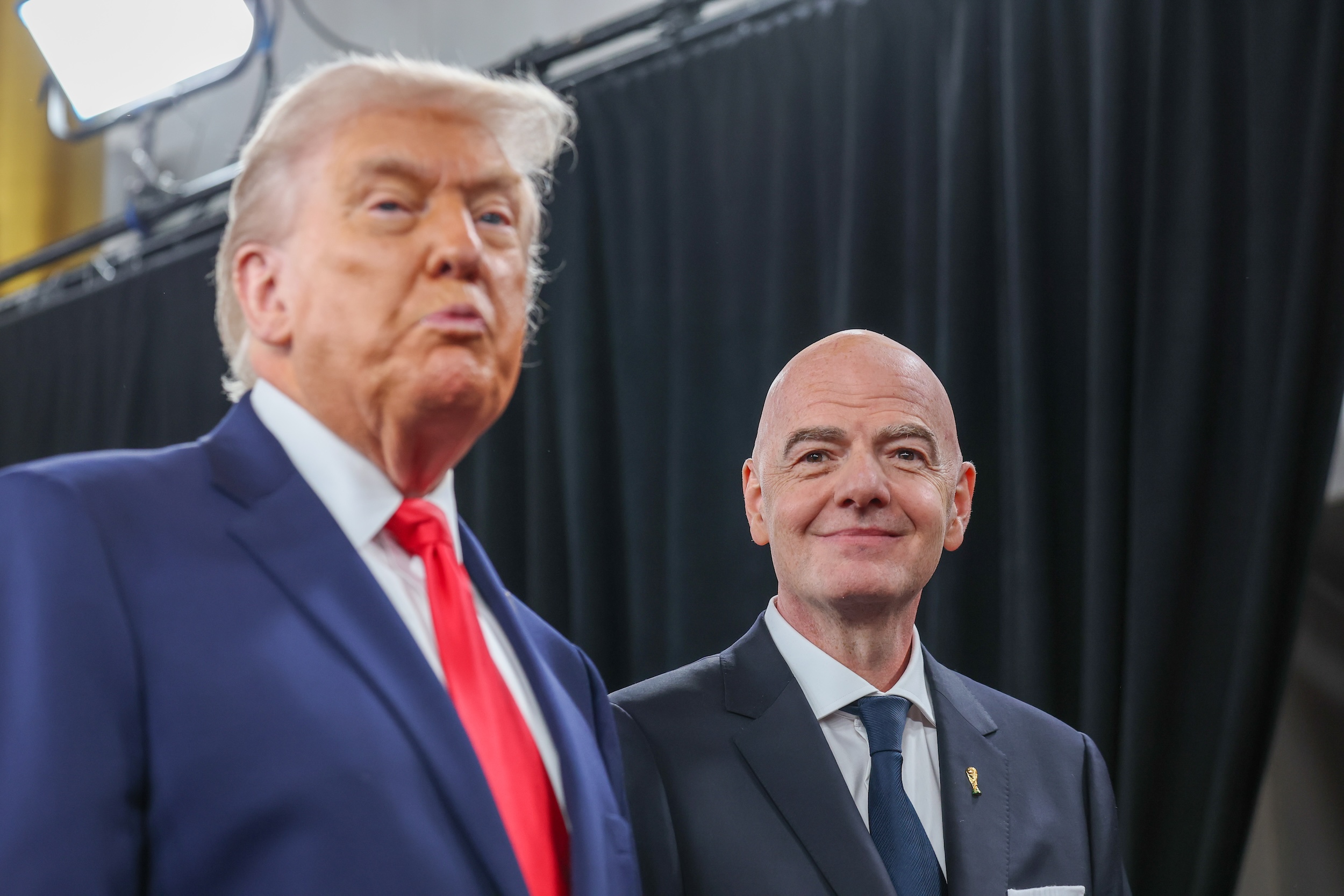 FIFA President Gianni Infantino and U.S. President Donald Trump on the red carpet prior the FIFA World Cup 2026 Official Draw