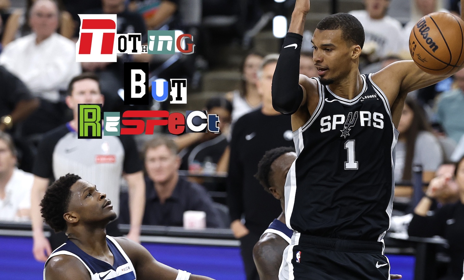 SAN ANTONIO, TX -MAY 12: of Game Five of the Western Conference Semifinals NBA Playoffs at Frost Bank Center on May 12, 2026 in San Antonio, Texas. NOTE TO USER: User expressly acknowledges and agrees that, by downloading and or using this photograph, User is consenting to terms and conditions of the Getty Images License Agreement. (Photo by Ronald Cortes/Getty Images) *** Local Caption ***