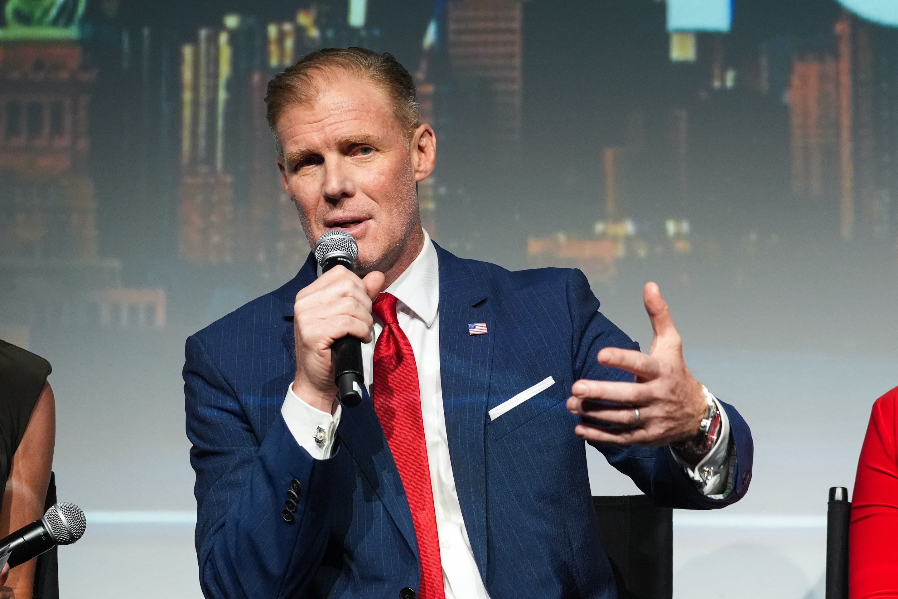 Alexi Lalas attends the Fox Sports FIFA World Cup 2026 Media Day event at Lavan on May 21, 2026 in New York City.
