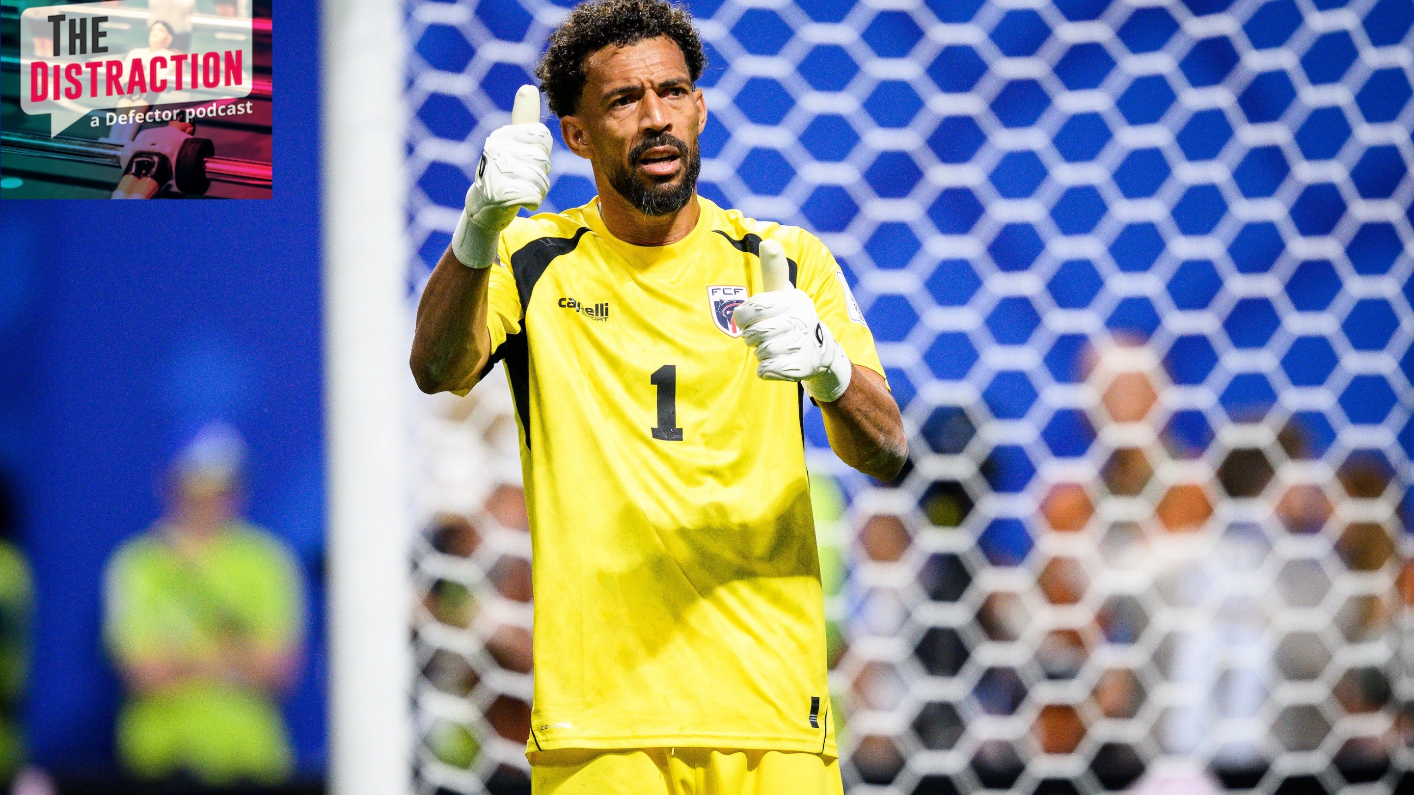 Vozinha of Cabo Verde gives a thumbs up during the FIFA World Cup 2026 Group H match between Spain and Cabo Verde.