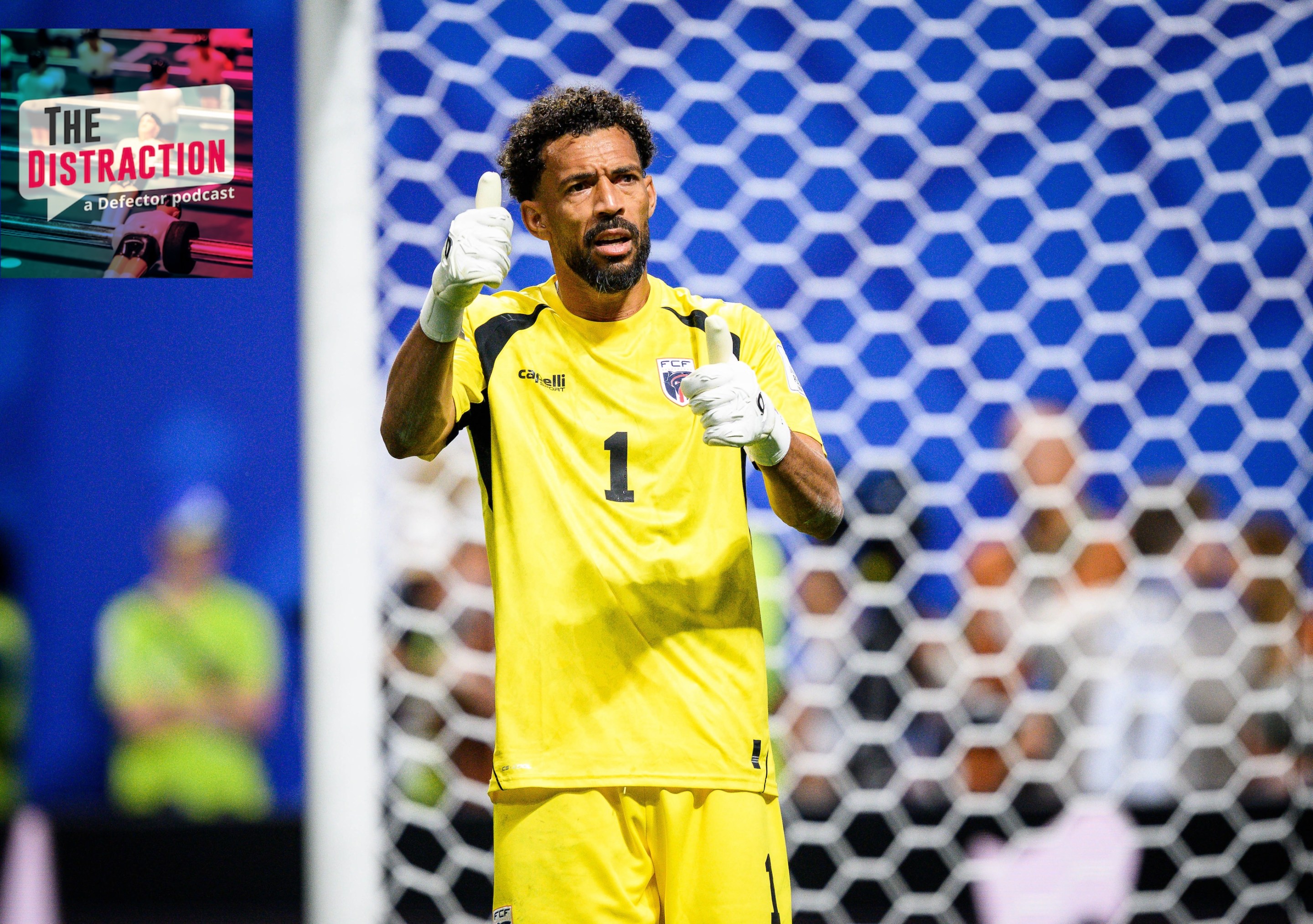 Vozinha of Cabo Verde gives a thumbs up during the FIFA World Cup 2026 Group H match between Spain and Cabo Verde.
