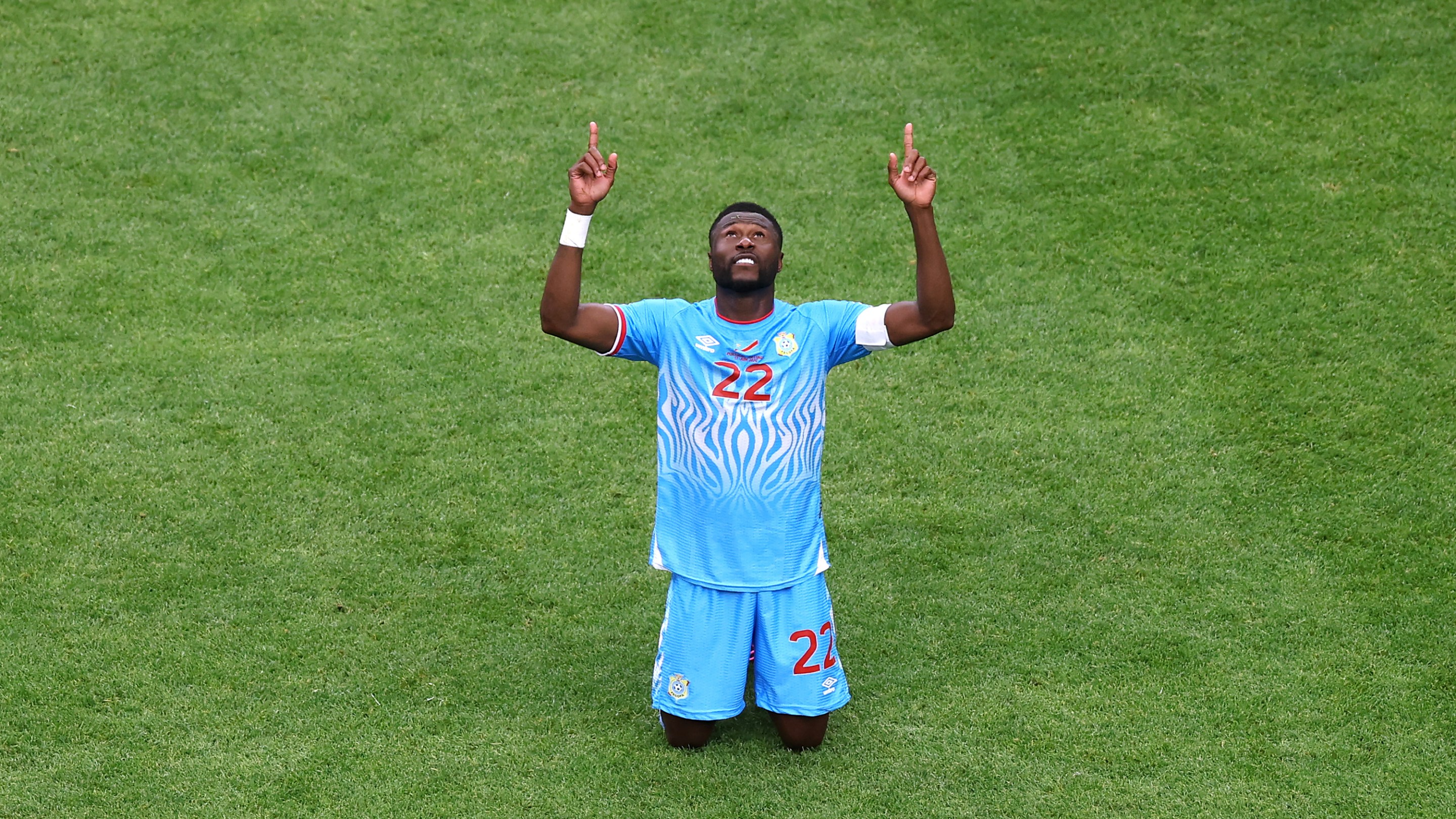 Chancel Mbemba of Congo DR reacts after the 1-1 draw during the FIFA World Cup 2026 Group K match between Portugal and Congo DR at Houston Stadium on June 17, 2026 in Houston, Texas.