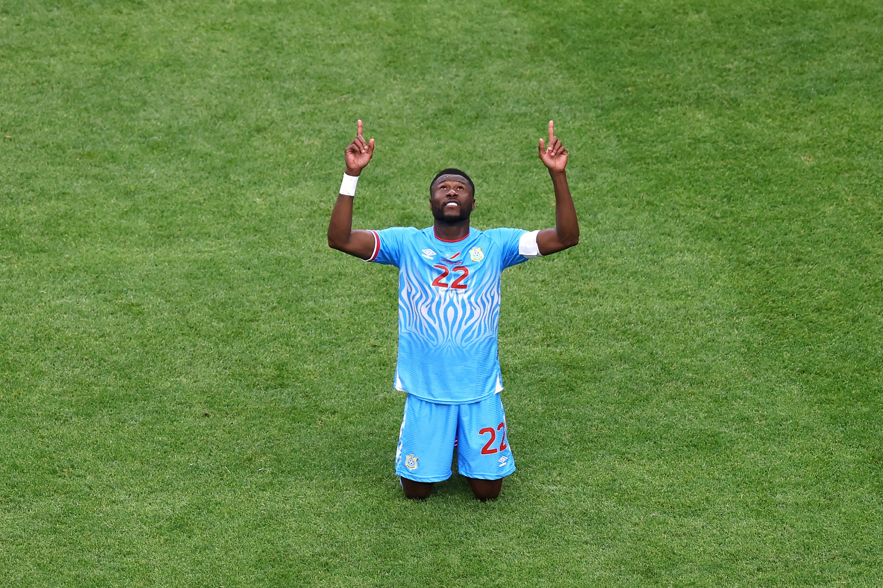 Chancel Mbemba of Congo DR reacts after the 1-1 draw during the FIFA World Cup 2026 Group K match between Portugal and Congo DR at Houston Stadium on June 17, 2026 in Houston, Texas.