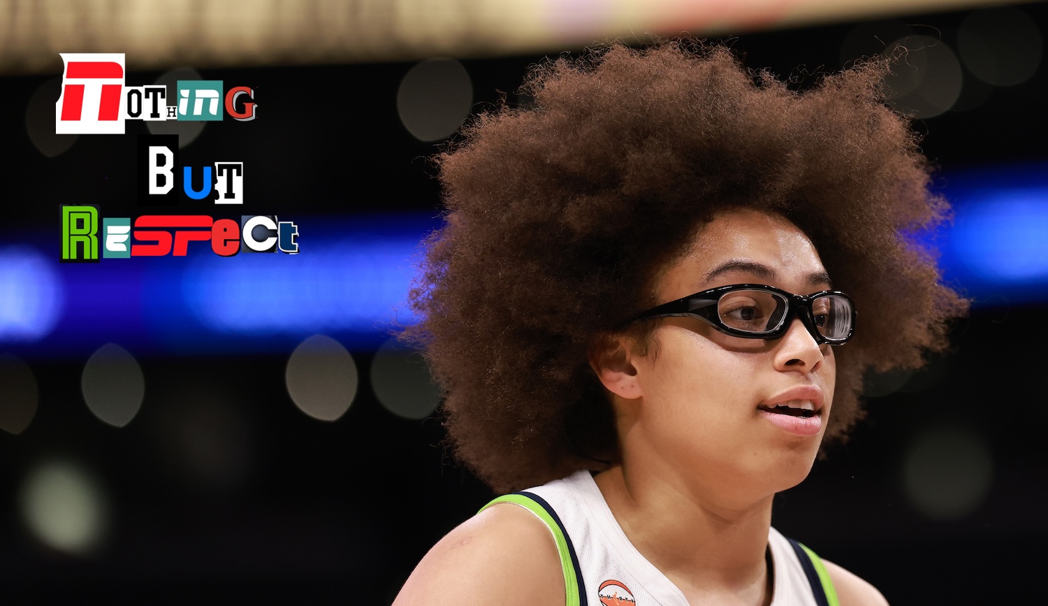 LOS ANGELES, CALIFORNIA - JUNE 17: Olivia Miles #5 of the Minnesota Lynx looks on during the second half against the Los Angeles Sparks at Crypto.com Arena on June 17, 2026 in Los Angeles, California. NOTE TO USER: User expressly acknowledges and agrees that, by downloading and or using this photograph, User is consenting to the terms and conditions of the Getty Images License Agreement. (Photo by Luiza Moraes/Getty Images)