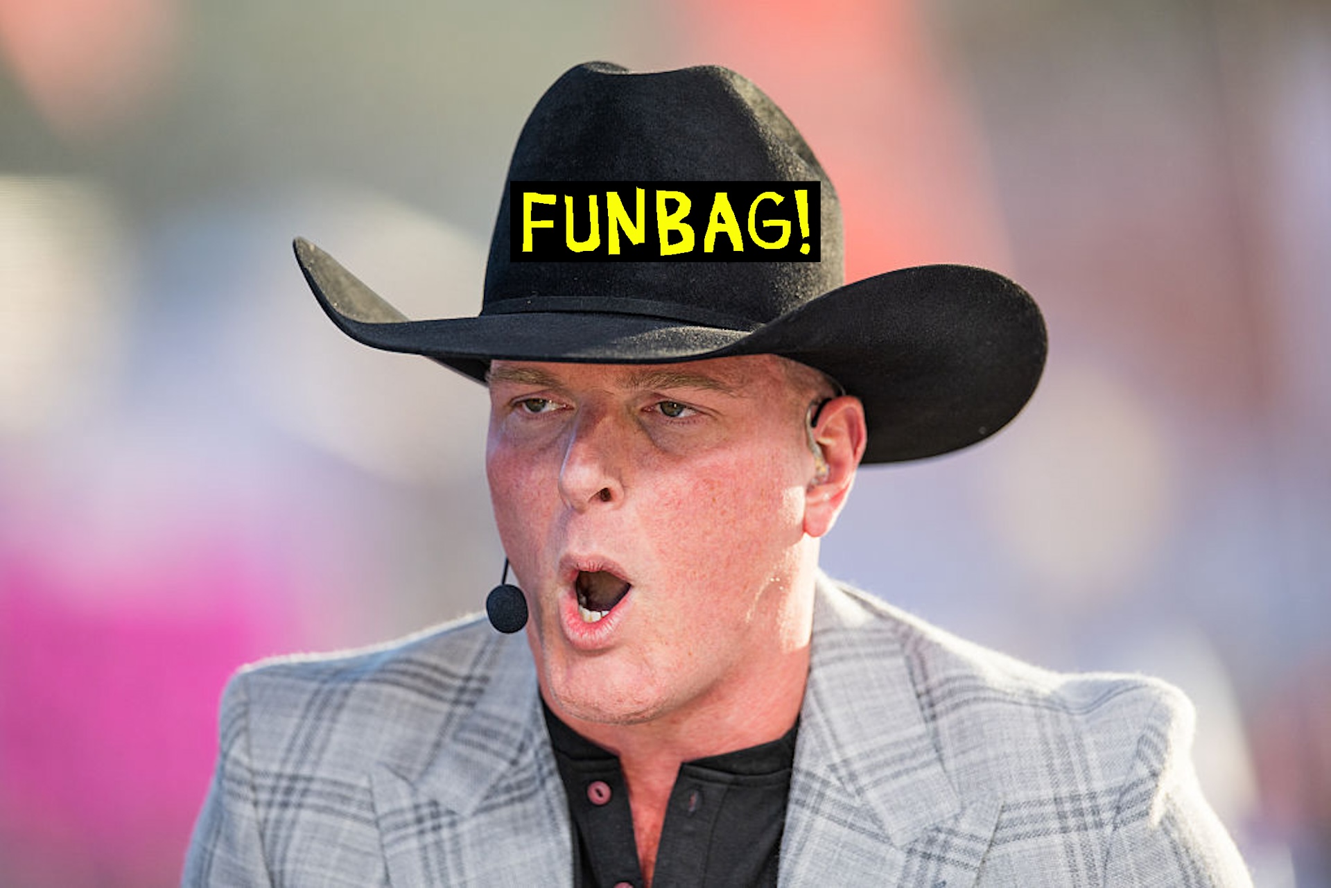Pat McAfee looking dumb