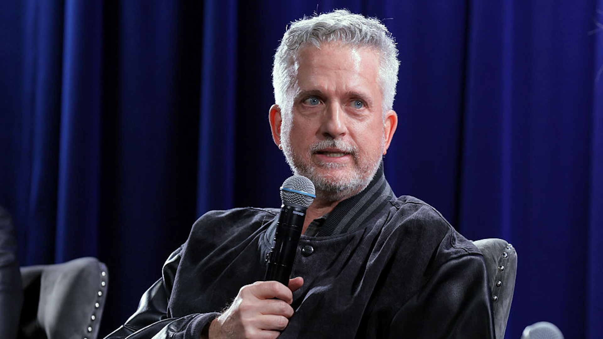 Bill Simmons speaks on a panel