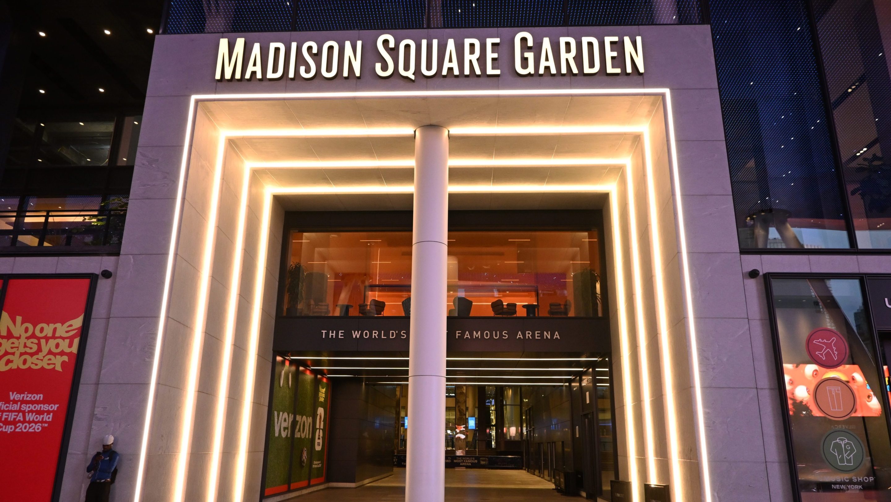 General views around Madison Square Garden on June 30, 2026 in New York City.