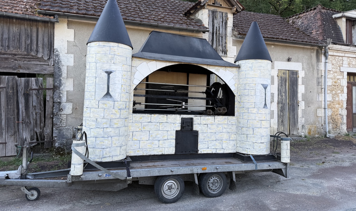 A ham truck, in France