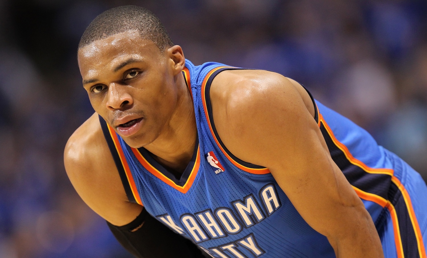 Russell Westbrook when he was still with the Oklahoma City Thunder