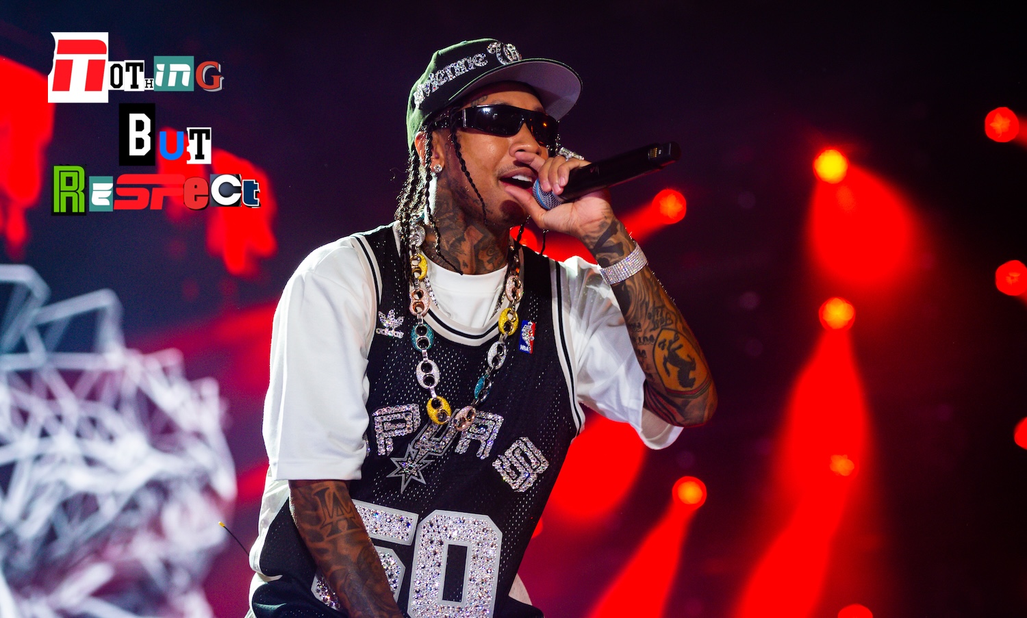 BAKU, AZERBAIJAN - JULY 26: Tyga performs during Dream Fest 2025 at Sea Breeze on July 26, 2025 in Baku, Azerbaijan. (Photo by Joseph Okpako/WireImage)