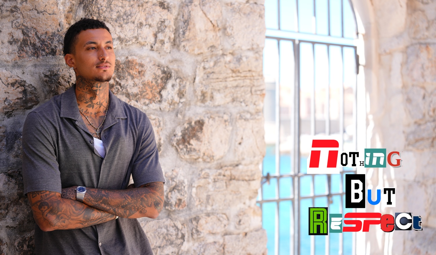 DUBROVNIK, CROATIA - JUNE 12: Basketball Player and Team Co-Owner of Sierra Racing Club, Kyle Kuzma poses for a photo ahead of the E1 Series Dubrovnik GP on June 12, 2026 in Dubrovnik, Croatia. (Photo by Malcolm Griffiths/Getty Images)