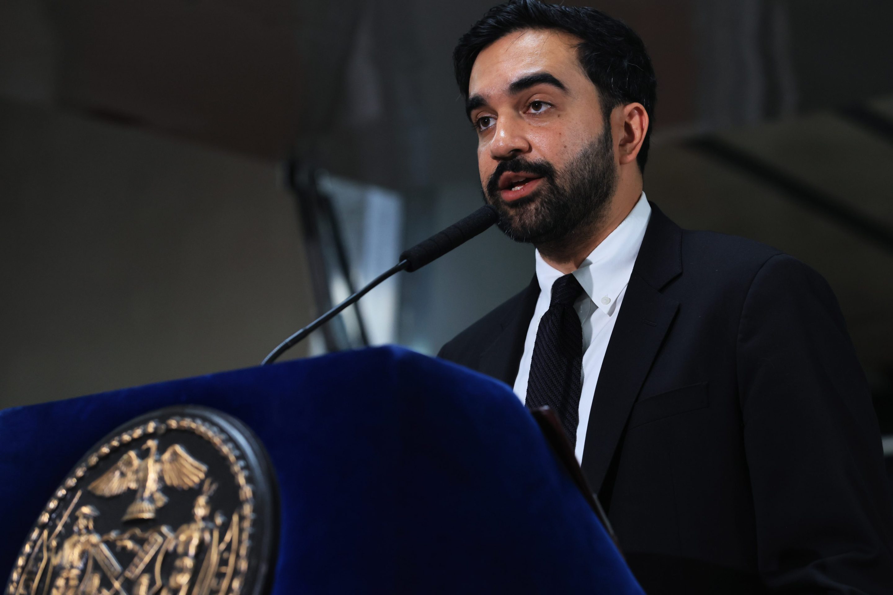 New York City Mayor Zohran Mamdani speaks