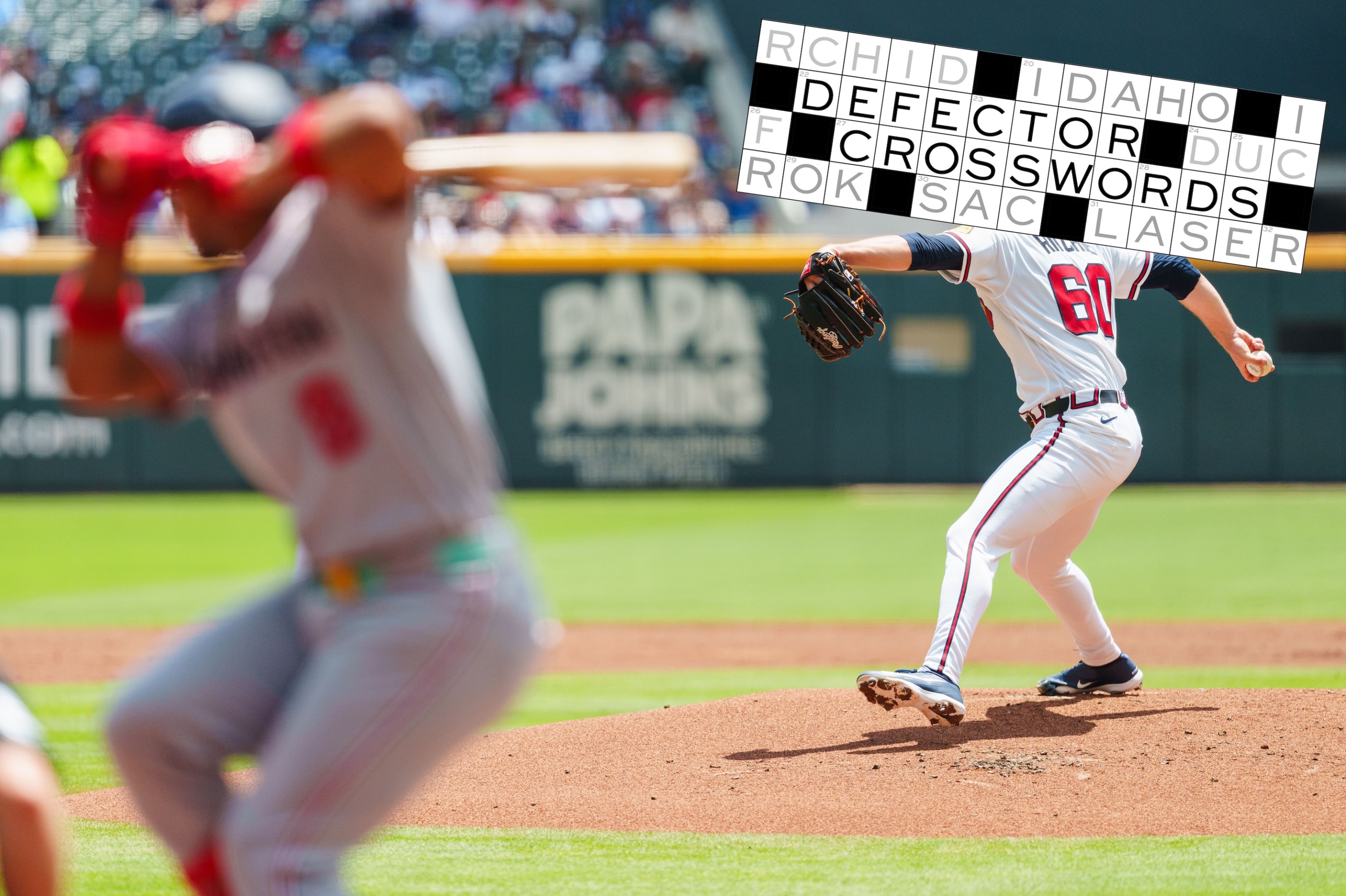 JR Ritchie #60 of the Atlanta Braves pitches in the second inning during the game against the Washington Nationals at Truist Park on August 2, 2026 in Atlanta, Georgia.