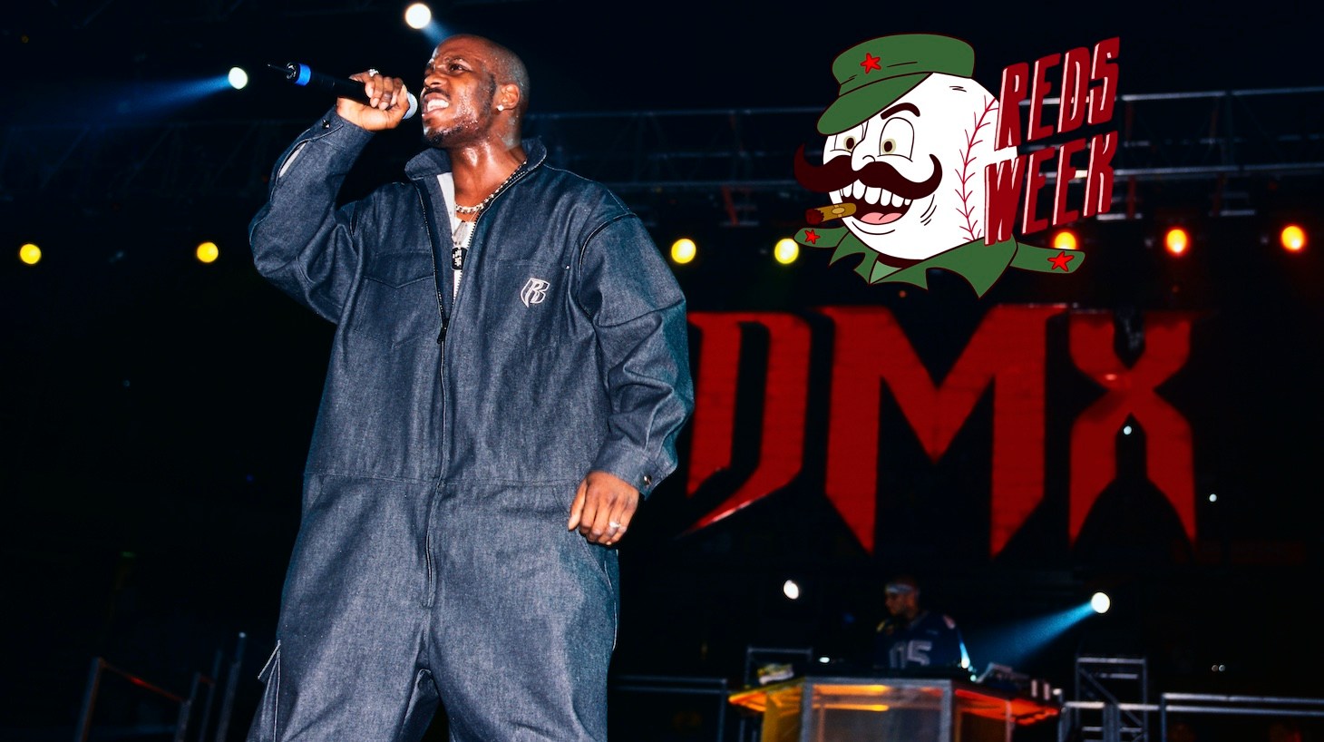 DMX performs at the Hard Knock Life Tour at the Continental Airlines Arena.