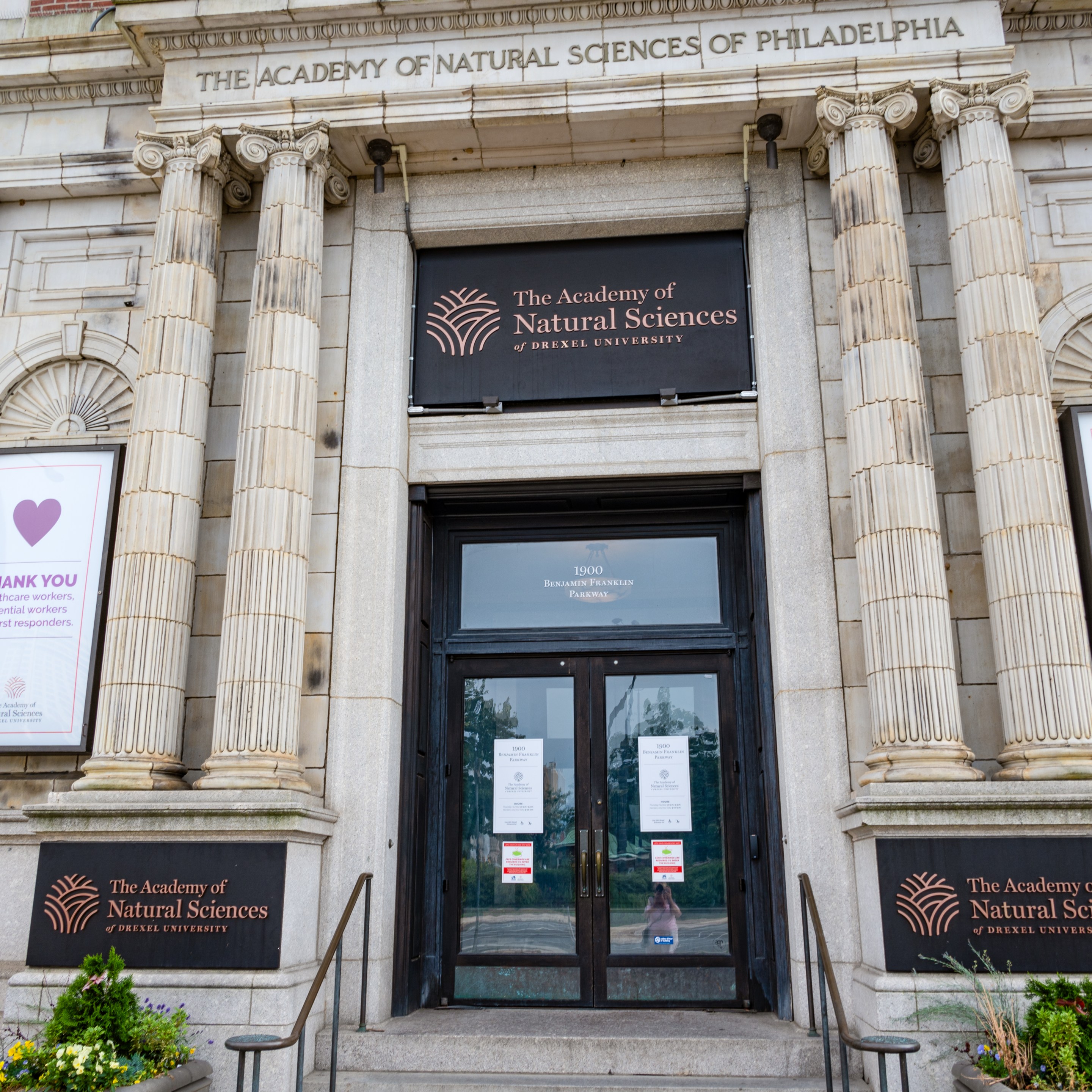 Philadelphia, USA - June 9, 2021 - The Academy of Natural Sciences of Drexel University, formerly the Academy of Natural Sciences of Philadelphia, is the oldest natural science research institution and museum in the Americas.