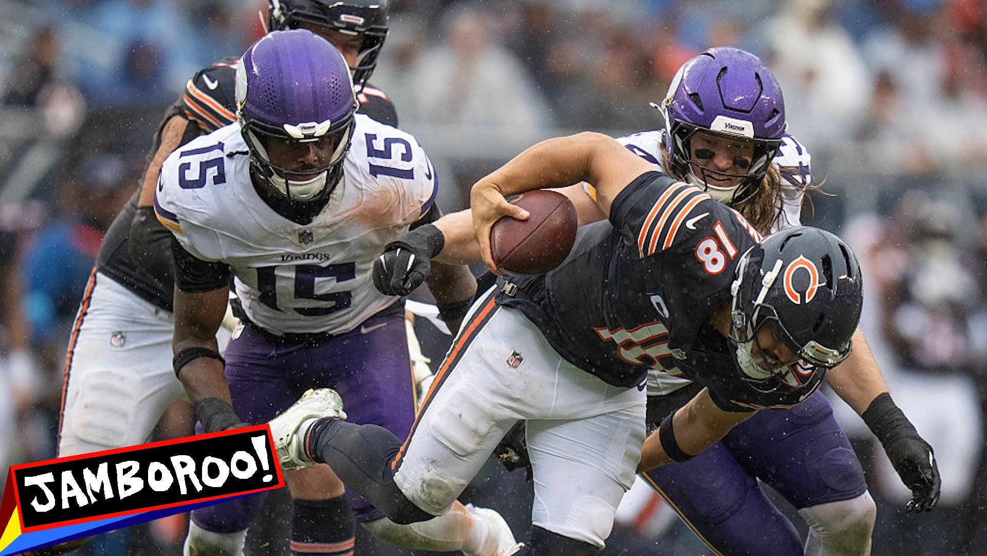 The vikings sacking Caleb Williams
