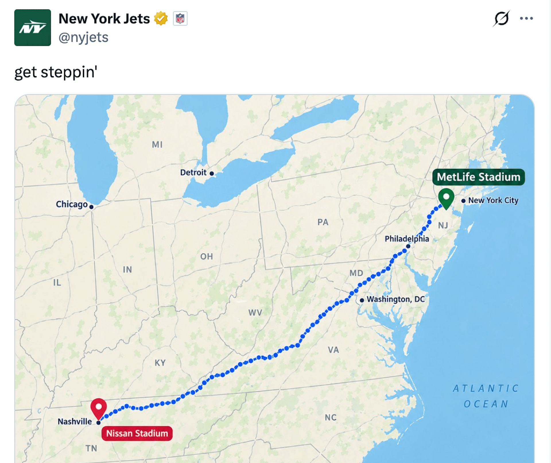 An AI-generated map of the united states that has incorrect borders and puts Detroit in Canada.